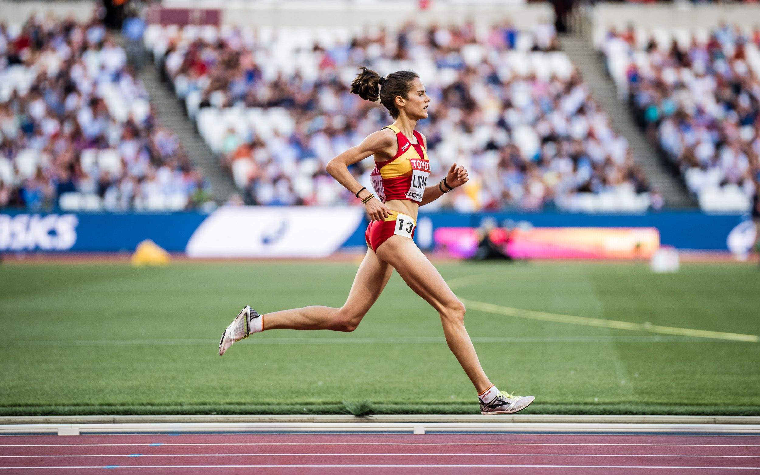 En su año mágico, 2017, Ana Lozano representó a España Atletismo en el Mundial de Londres. SPORTMEDIA