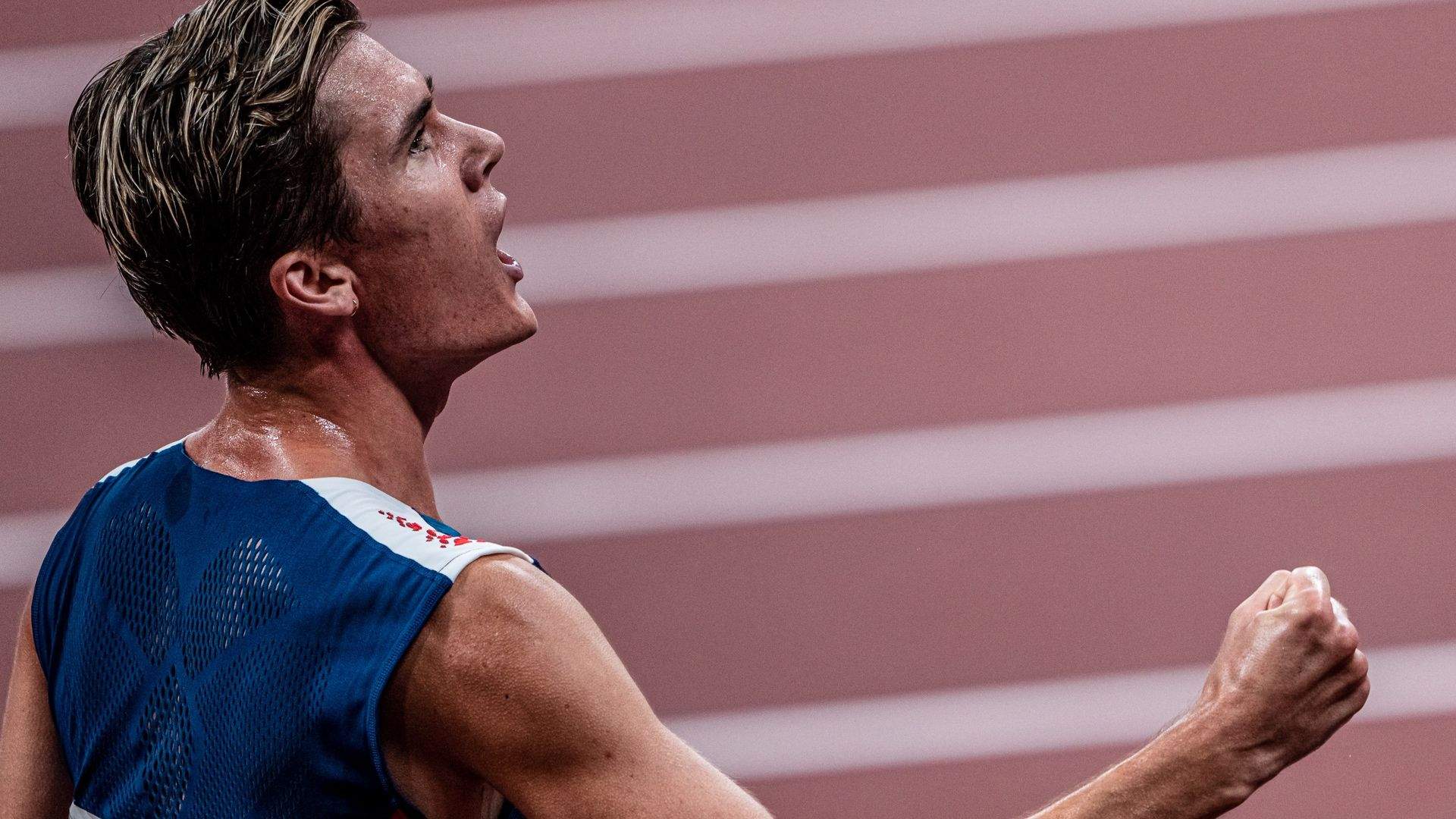 Jakob Ingebrigtsen tras ganar los 1500 metros en los Juegos Olímpicos de Tokio. SPORTMEDIA.