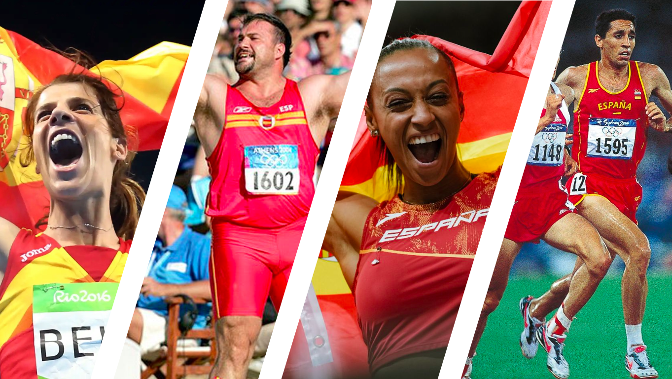Repasamos todas las equipaciones de España Atletismo desde los Juegos Olímpicos de Barcelona 1992.