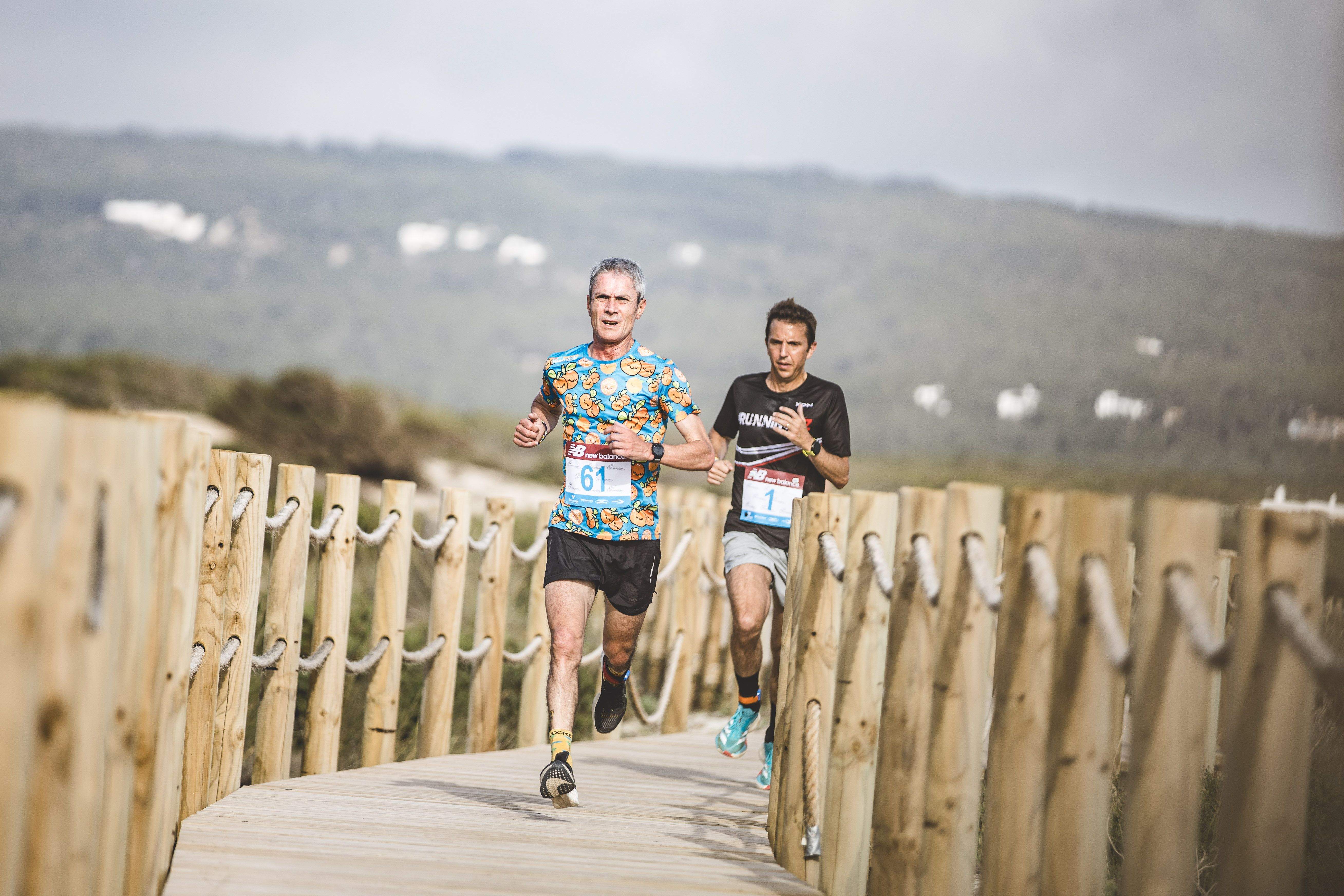 Martín Fiz lidera la clasificación general tras las dos primeras etapas de la Formentera to Run 2024 / Foto: Santa Fotografía