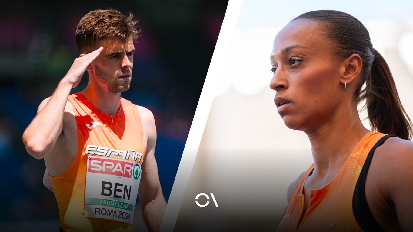 Adrián Ben y Ana Peleteiro en el Campeonato de Europa de Roma. SPORTMEDIA. Adrián Ben y Ana Peleteiro en el Campeonato de Europa de Roma. SPORTMEDIA.