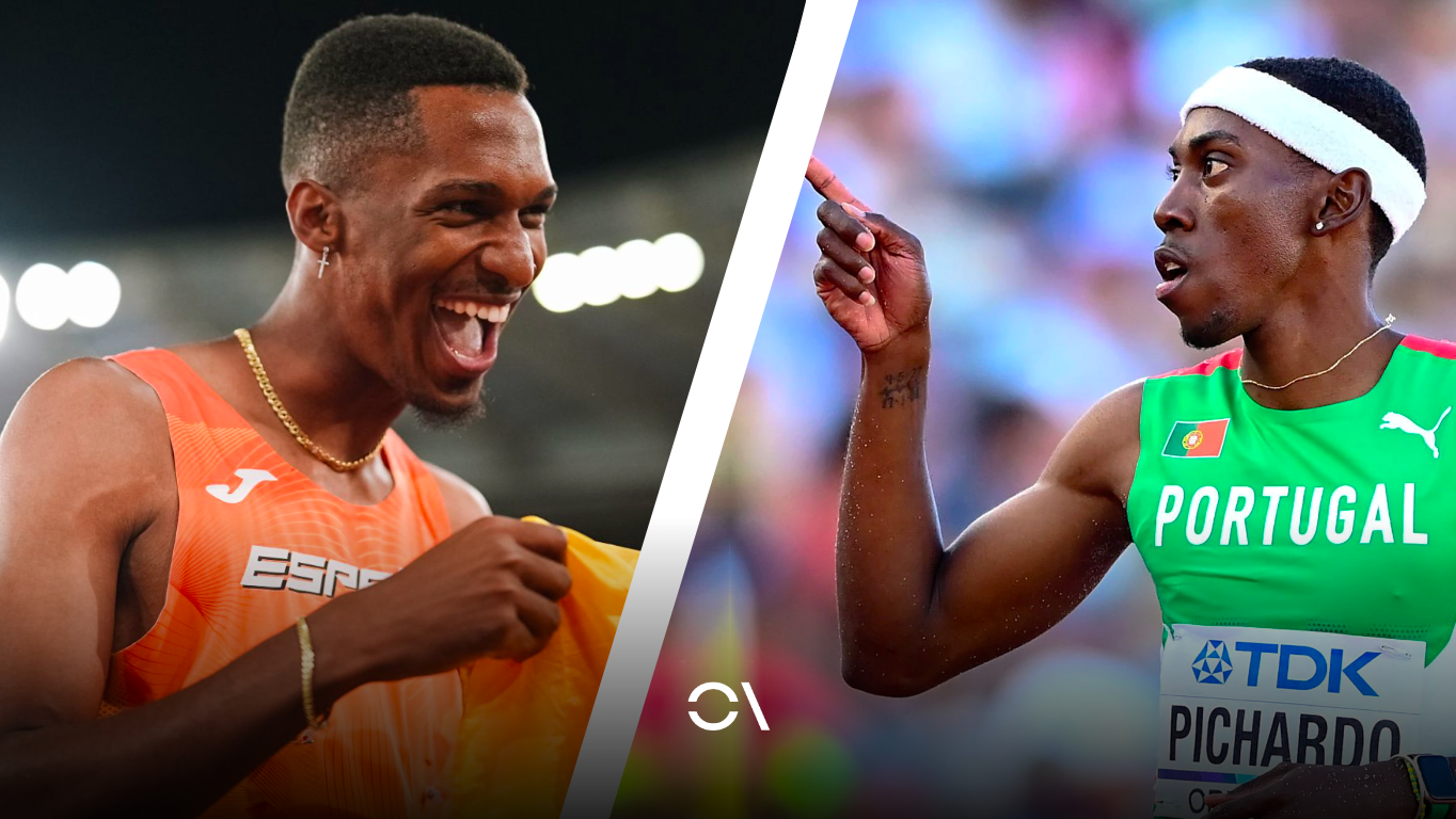 La rivalidad de Jordan Díaz y Pedro Pichardo fue máxima durante el Campeonato de Europa de Roma. SPORTMEDIA.