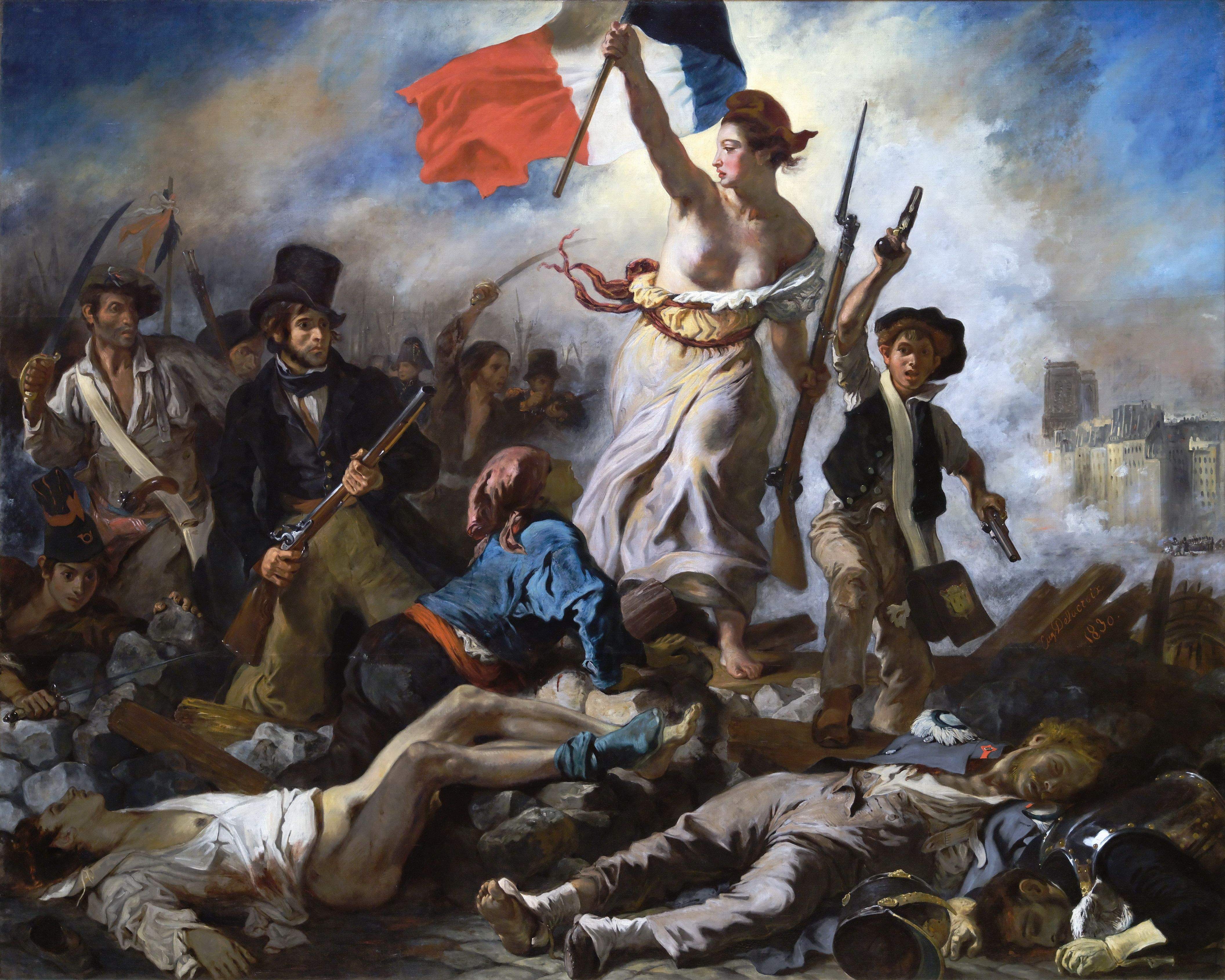La Libertad guiando al pueblo, de Eugène Delacroix, nos da pie a reflexionar sobre los Juegos Olímpicos de París 2024 La Libertad guiando al pueblo, de Eugène Delacroix, nos da pie a reflexionar sobre los Juegos Olímpicos de París 2024