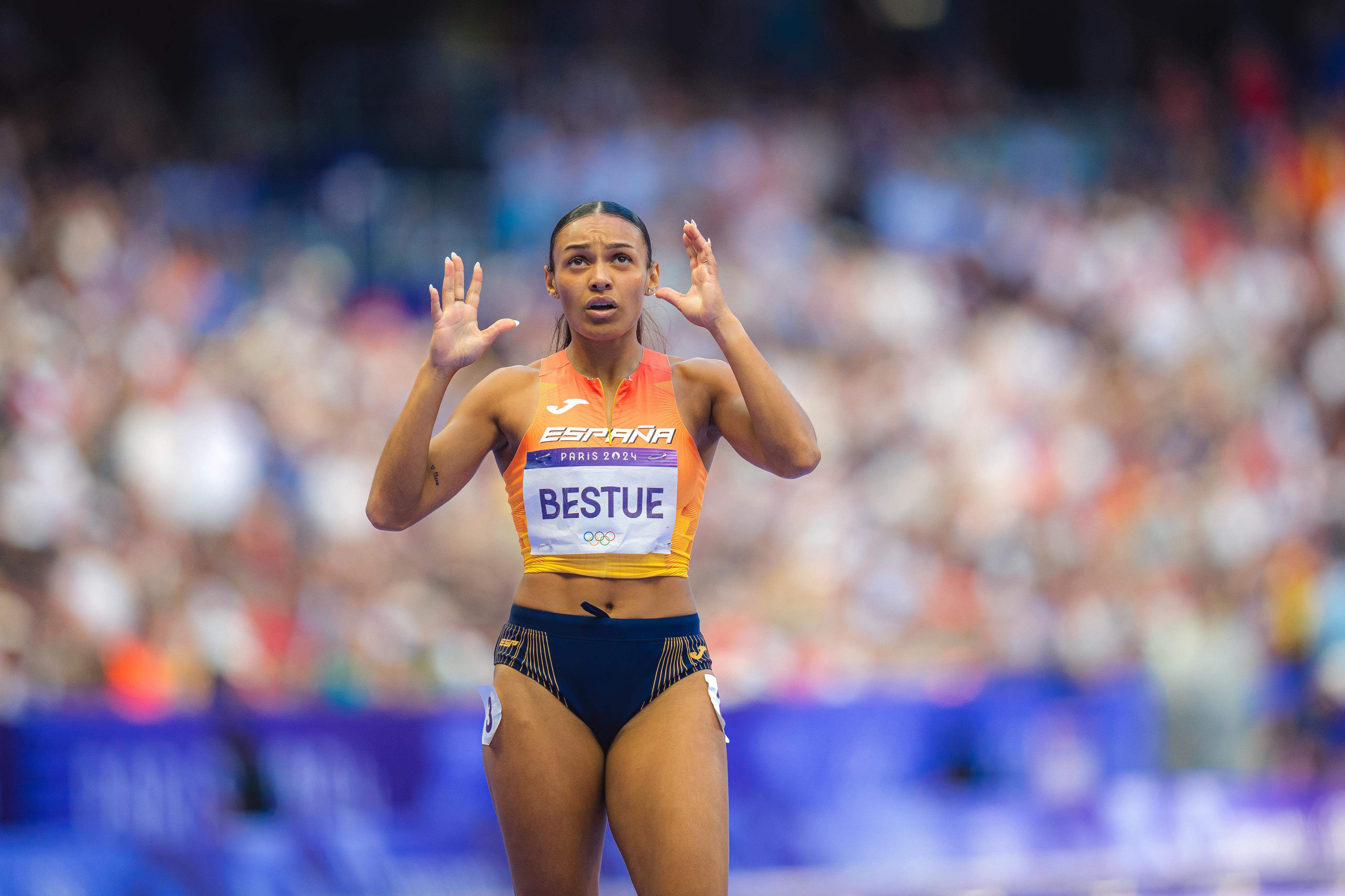 A Jaël-Sakura Bestué le faltó un poco para estar en las semifinales de los 200 metros. Foto: vsmphotoevents