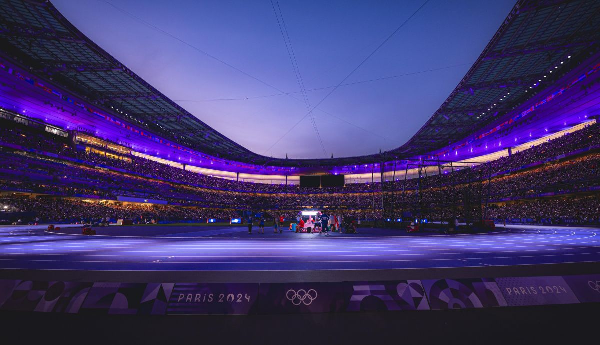 El estadio de París 2024 en los instantes previos a la final de 100 metros / Foto: VSM Photo Events