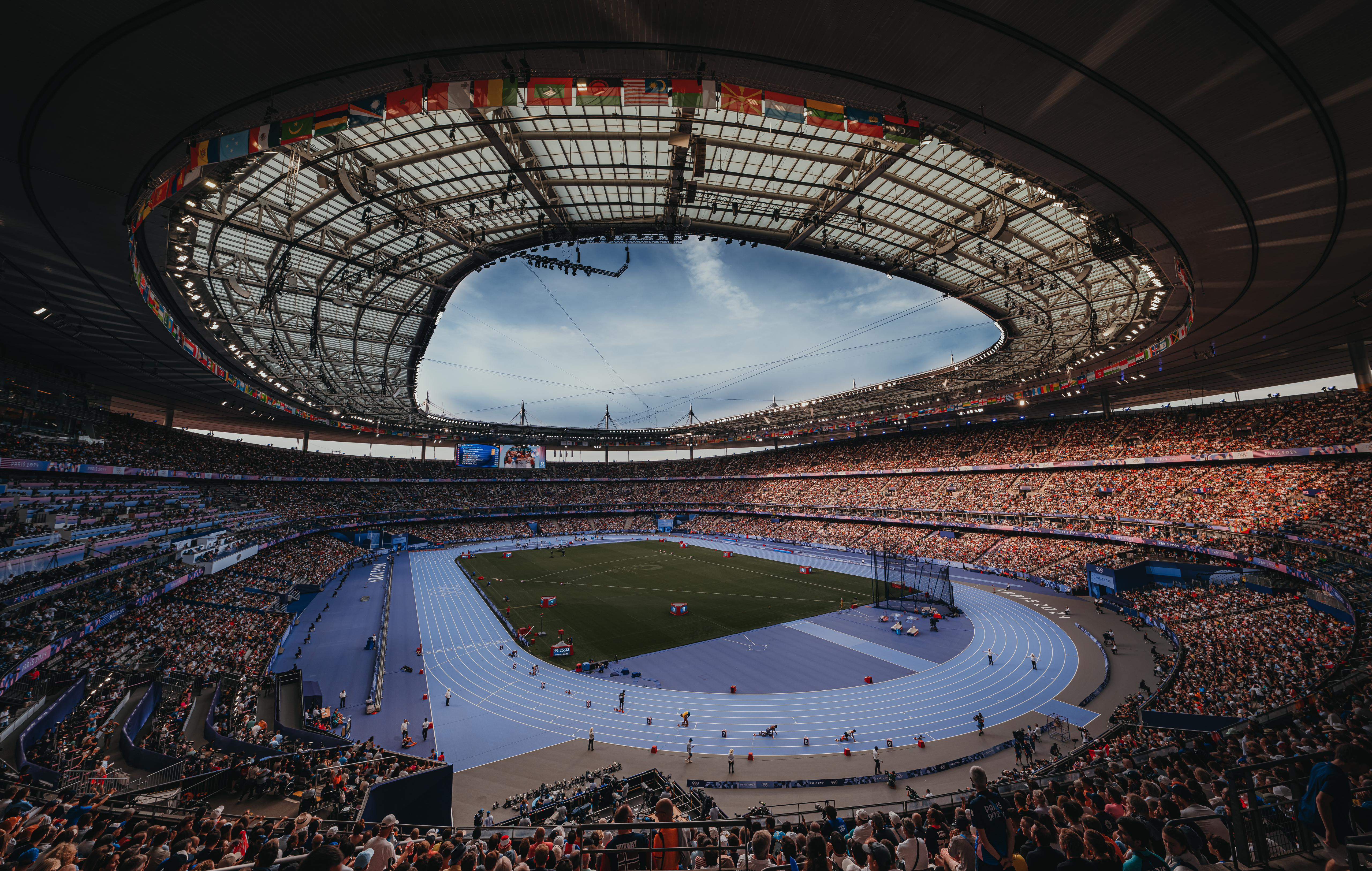 Resultaba espectacular ver cómo el Stade de France se llenaba en cada jornada de mañana o de tarde. VÍCTOR SECO (VSM PHOTOEVENTS)