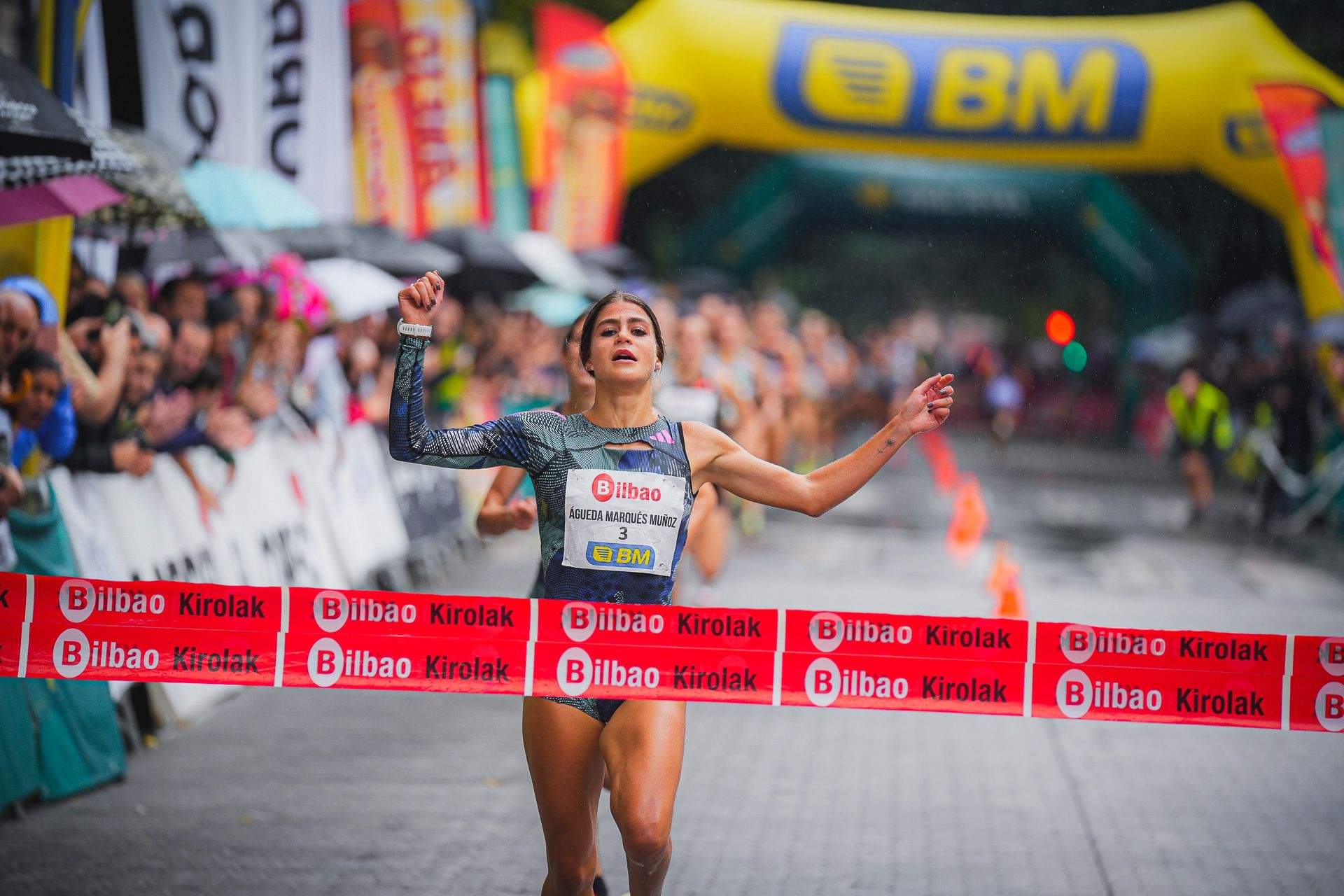 Águeda Marqués se impuso en la Milla Internacional de Bilbao 2023. MARÍA MENTXACA Águeda Marqués se impuso en la Milla Internacional de Bilbao 2023. MARÍA MENTXACA