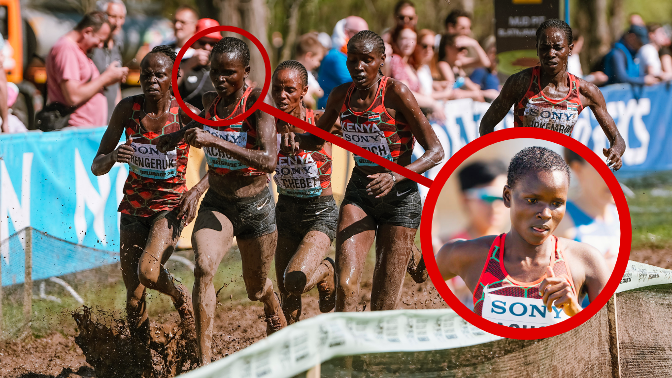 Una imagen de Emmaculate Achol, positivo por EPO y testosterona, en el Campeonato del Mundo de Cross. SPORTMEDIA.