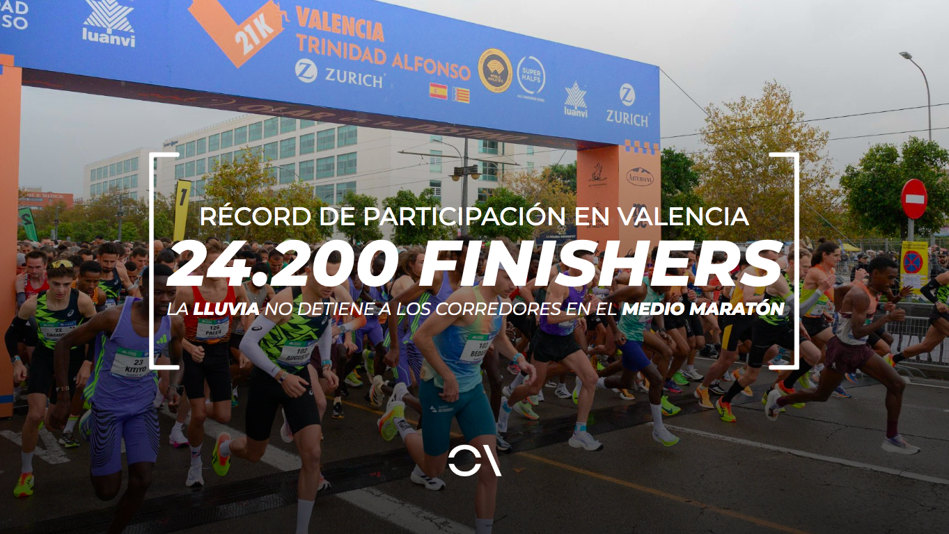 Récord de finishers en el Medio Maratón de Valencia. Récord de finishers en el Medio Maratón de Valencia.