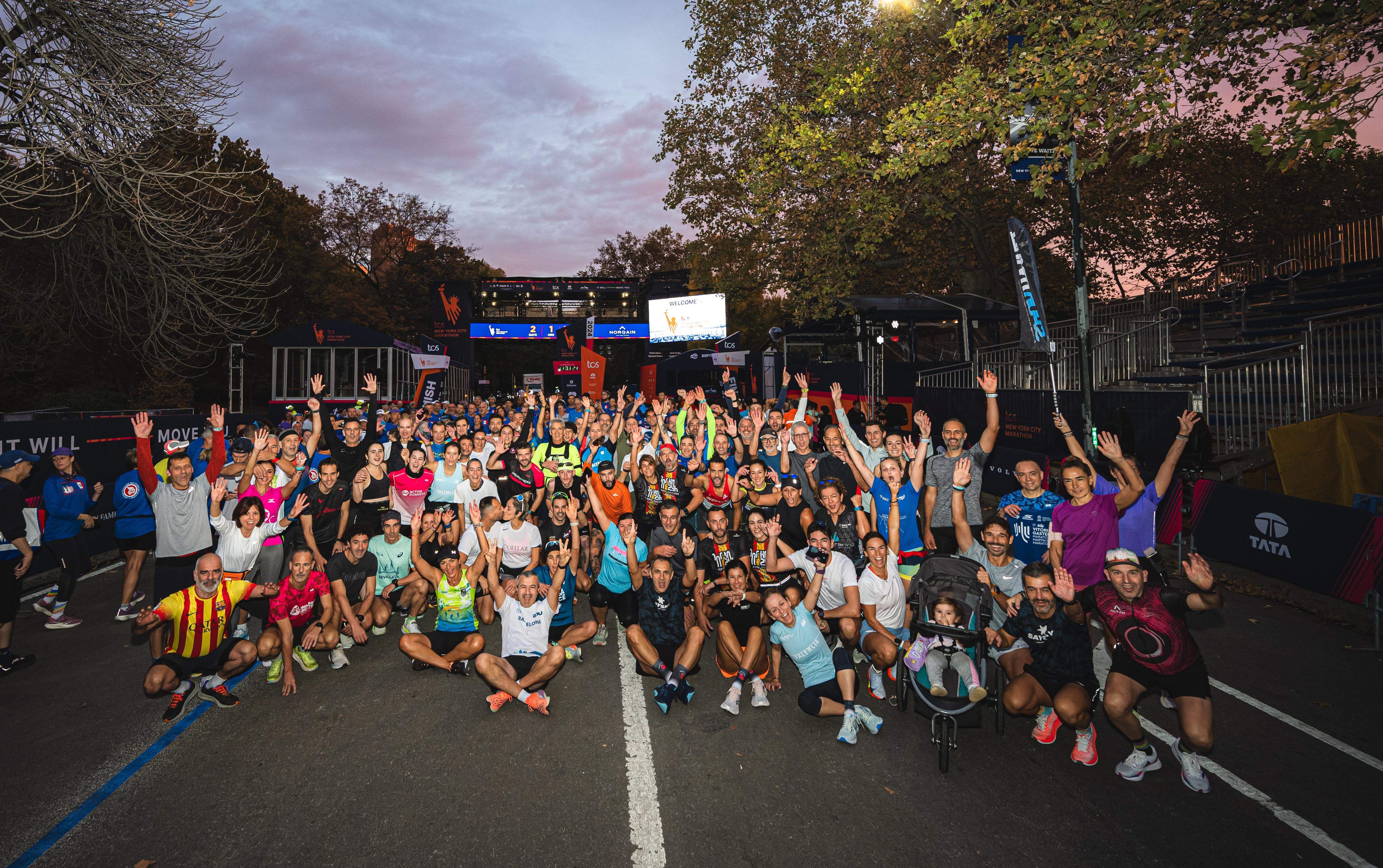 La línea de meta del Maratón de Nueva York es un lugar emblemático. VSM PHOTOEVENTS.
