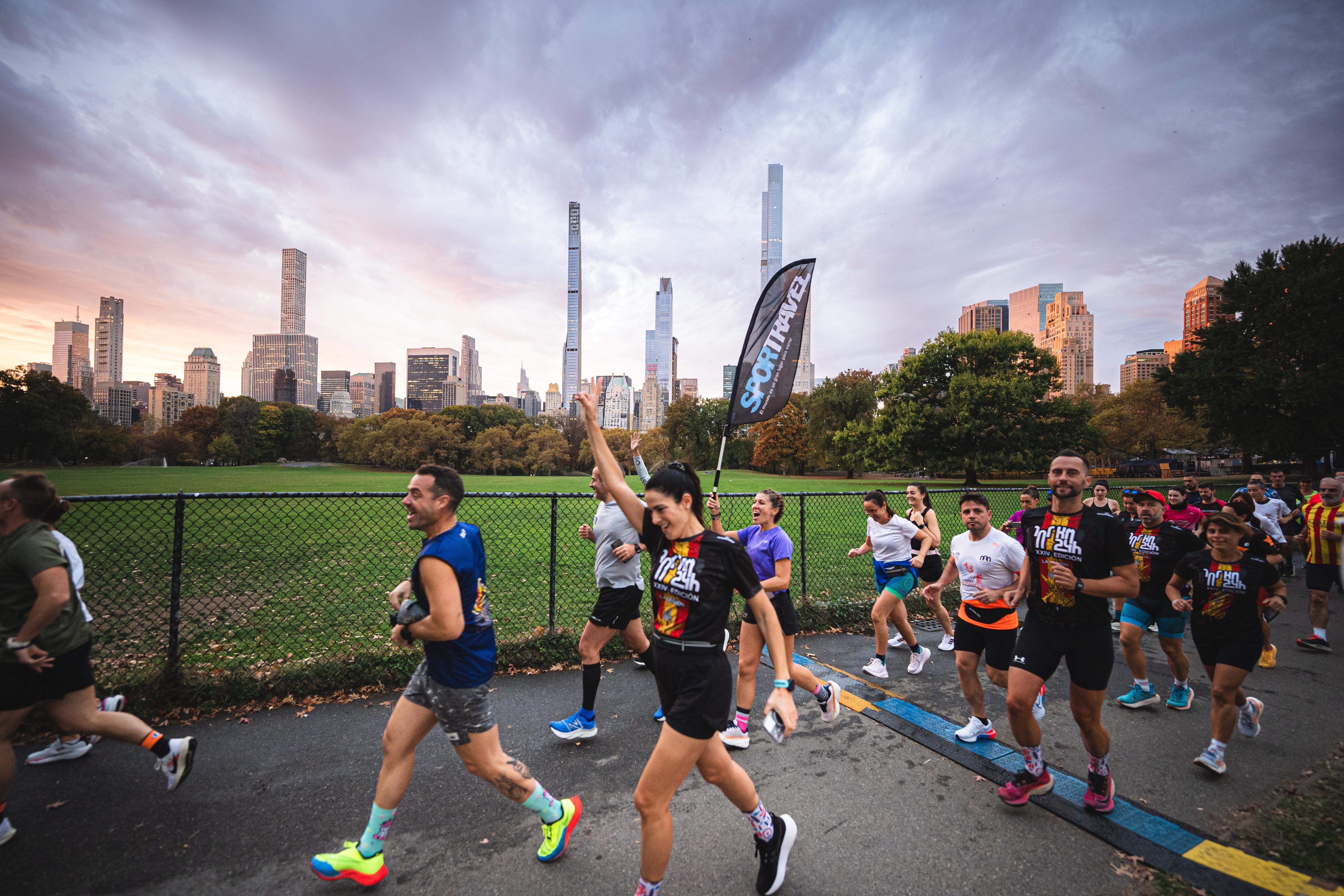 Central Park es el mejor lugar para entrenar en la previa del Maratón de Nueva York. VSM PHOTOEVENTS.