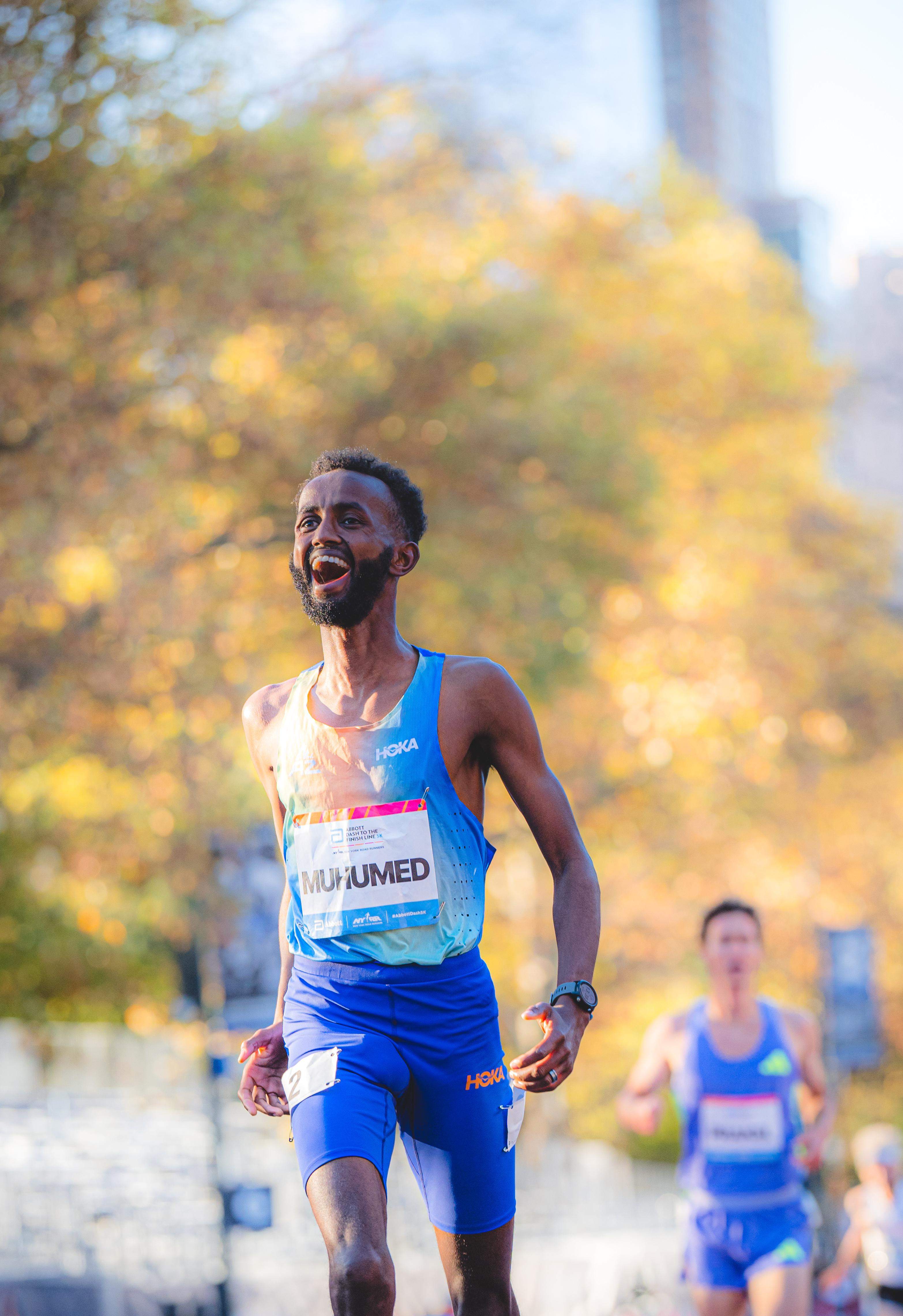 Ahmed Muhumed ha sido el ganador en el Campeonato de Estados Unidos de 5K en el 'Dash to the Finish' previo al Maratón de Nueva York. VSM PHOTOEVENTS.