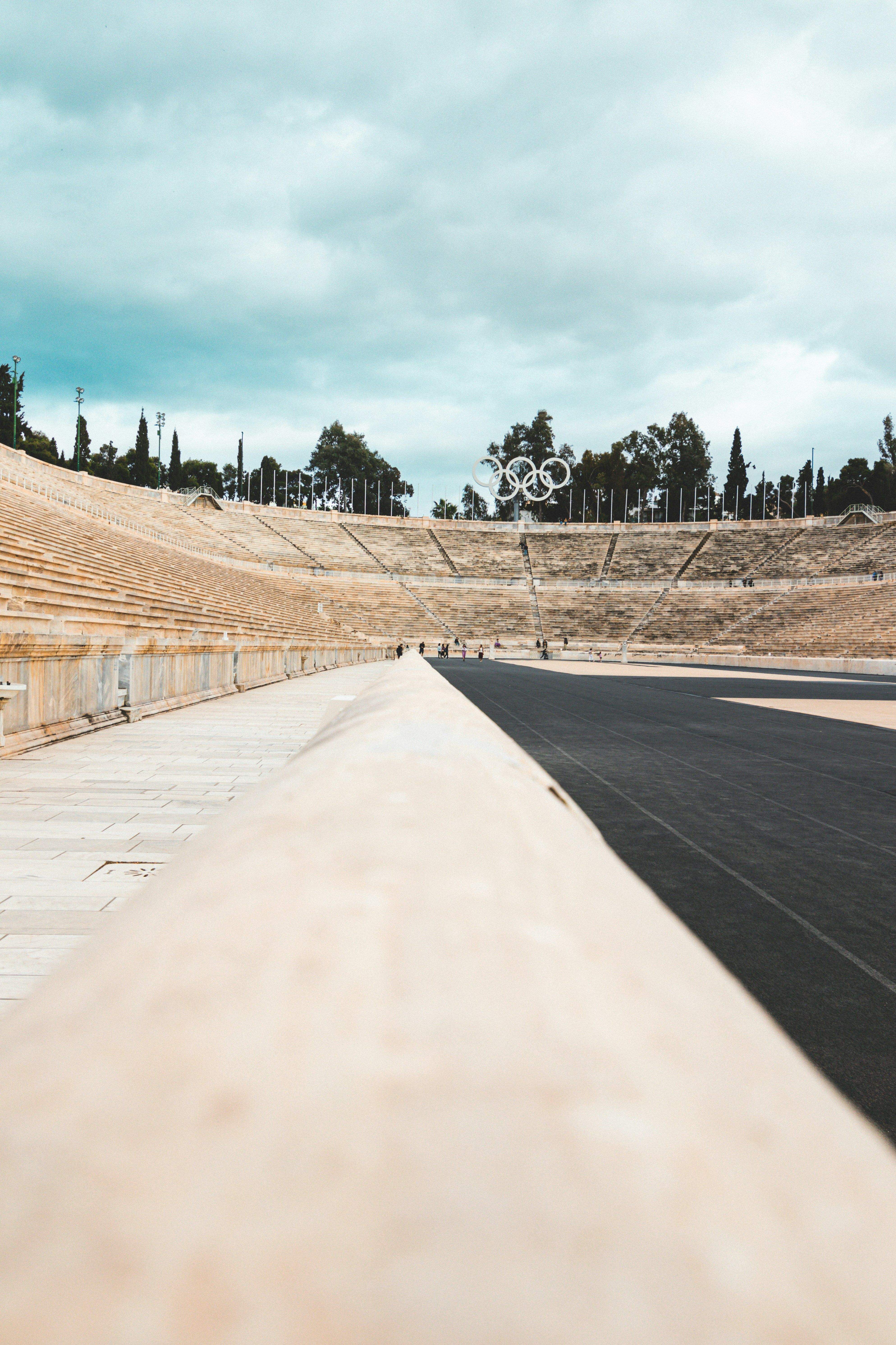 La belleza del Estadio Panathinaikó es inigualable.