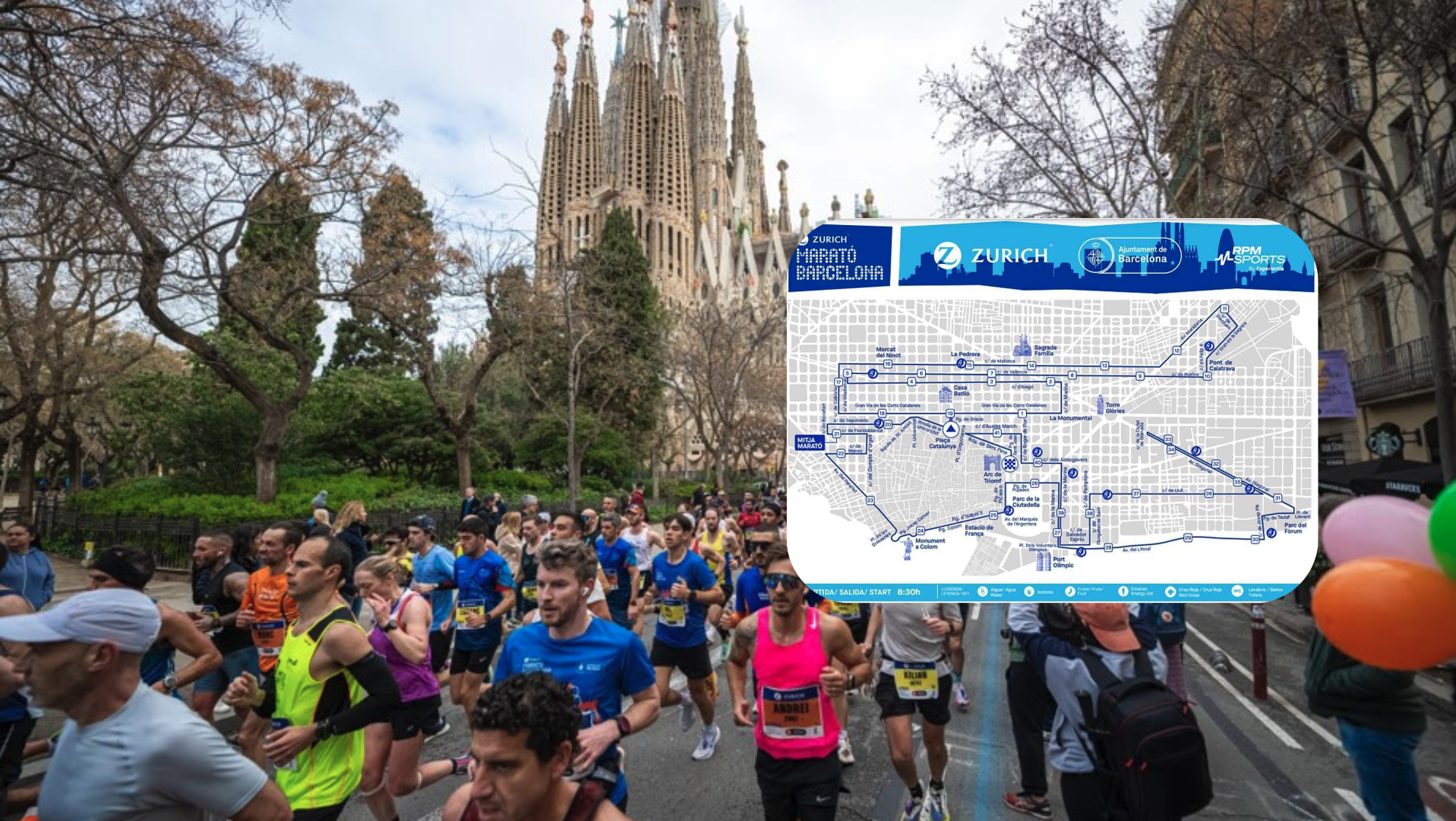Así es el nuevo recorrido del Maratón de Barcelona Así es el nuevo recorrido del Maratón de Barcelona