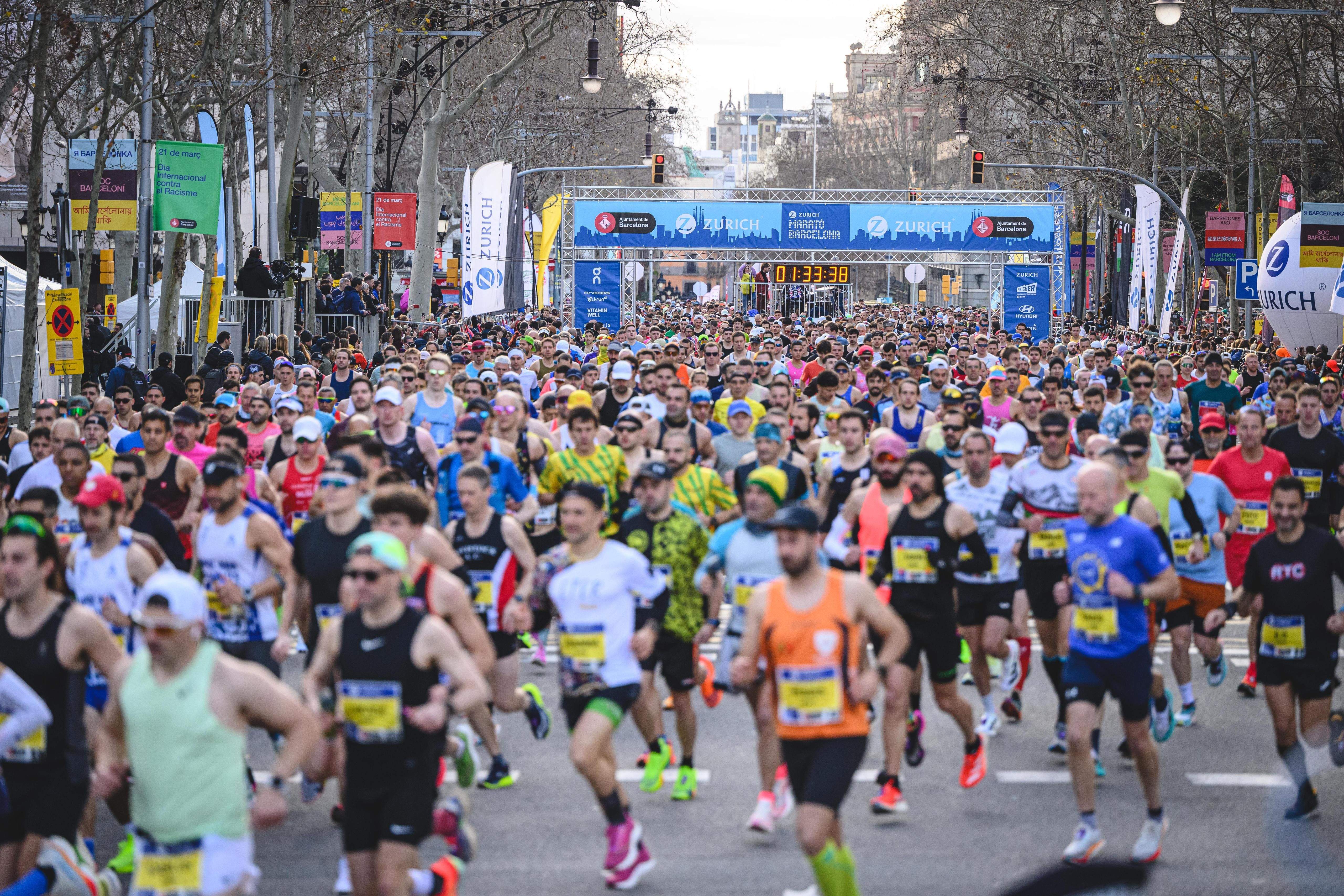 Todos los datos de interés del Maratón de Barcelona 2025.
