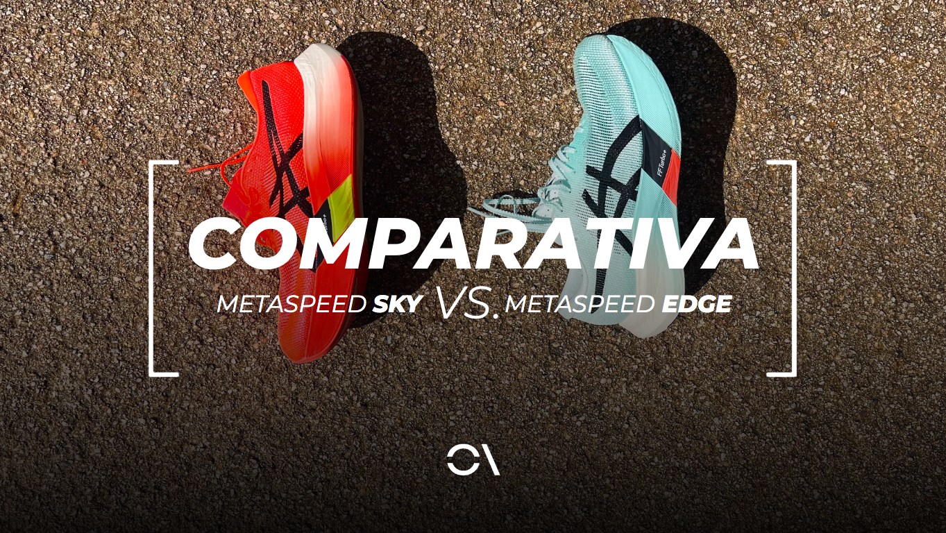 Comparamos las dos zapatillas más rápidas de Asics, las Metaspeed Sky y las Metaspeed Edge. Comparamos las dos zapatillas más rápidas de Asics, las Metaspeed Sky y las Metaspeed Edge.
