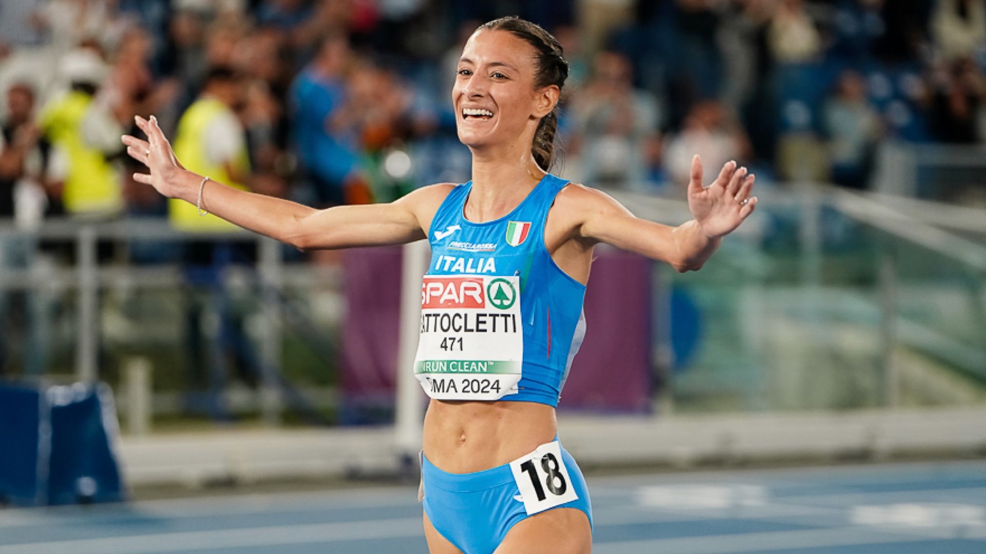 La atleta italiana Nadia Battocletti será la gran estrella del Cross Internacional de Itálica 2026. FRANCESCA GRANA.