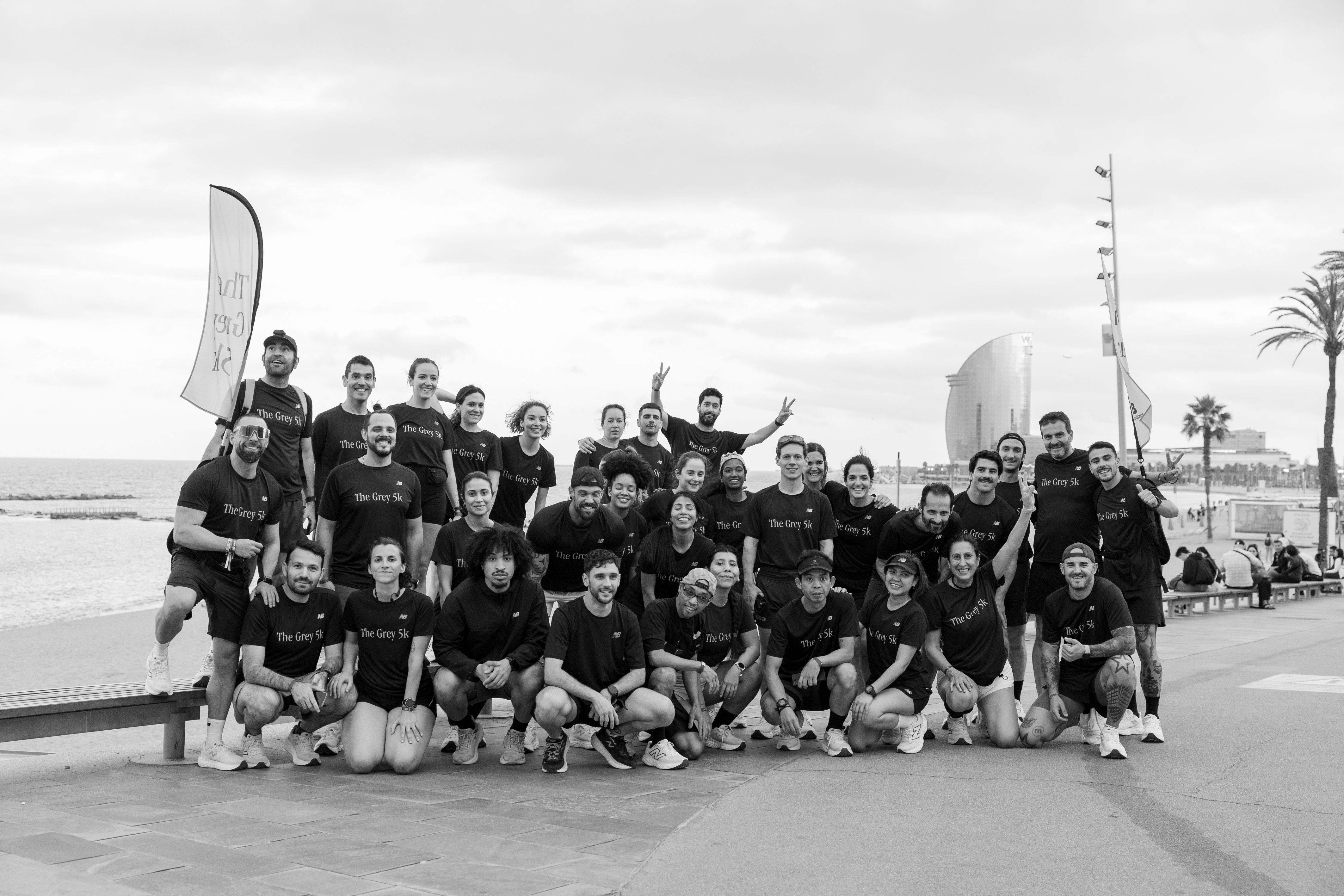 Las mejores fotos del 5K en Barcelona para celebrar los Grey Days de New Balance. 14