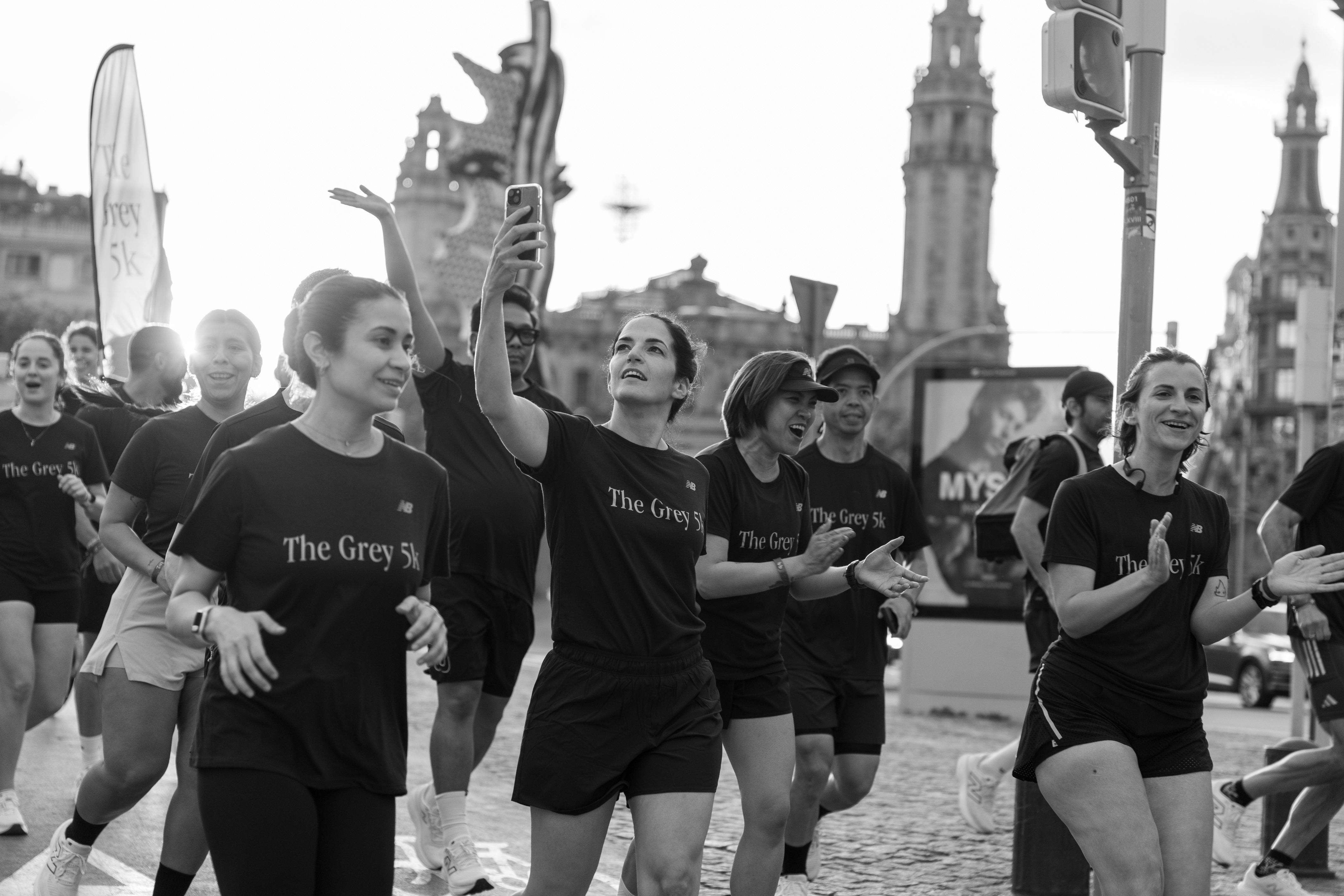 Las mejores fotos del 5K en Barcelona para celebrar los Grey Days de New Balance. 11
