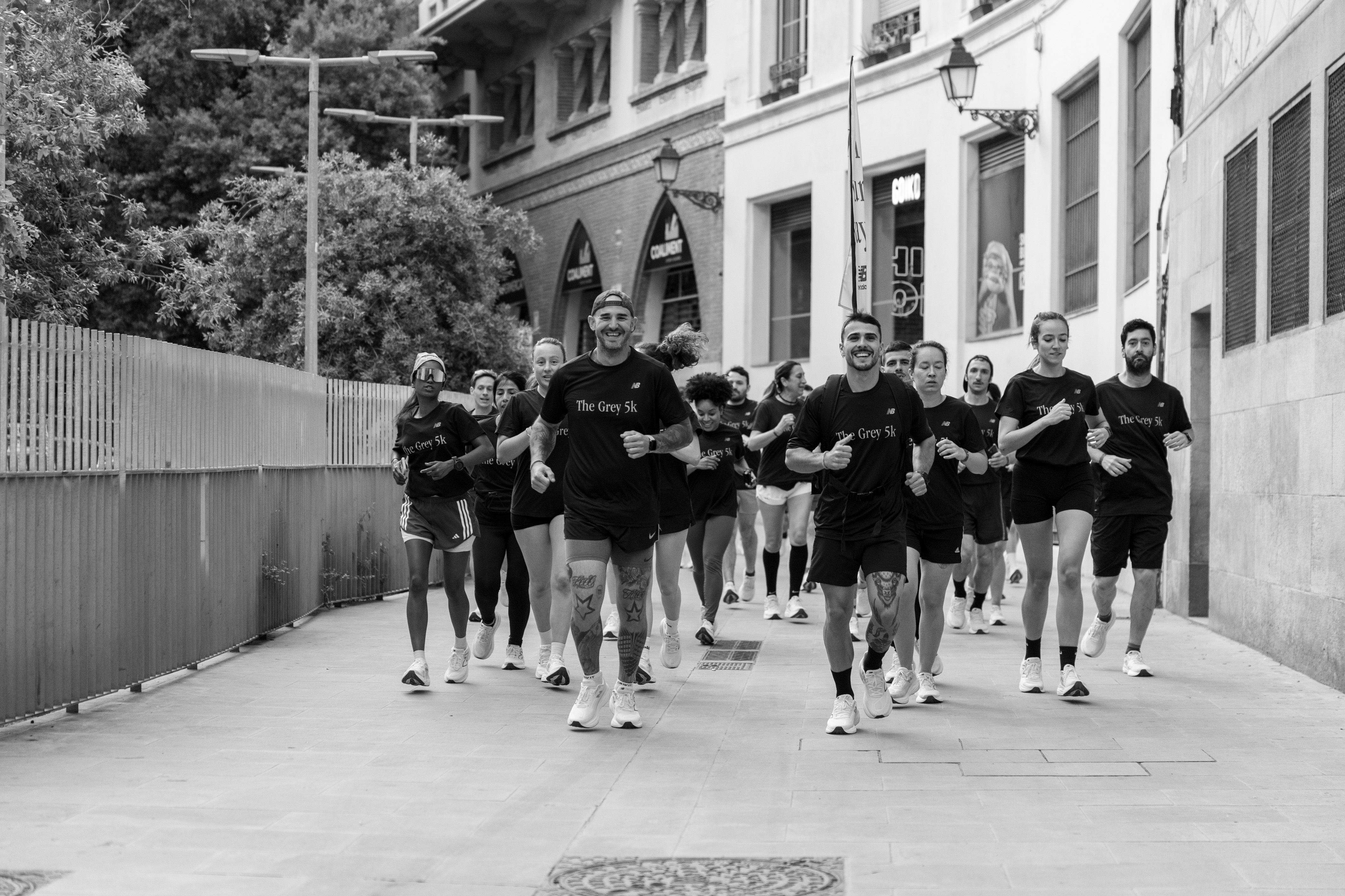 Las mejores fotos del 5K en Barcelona para celebrar los Grey Days de New Balance. 10