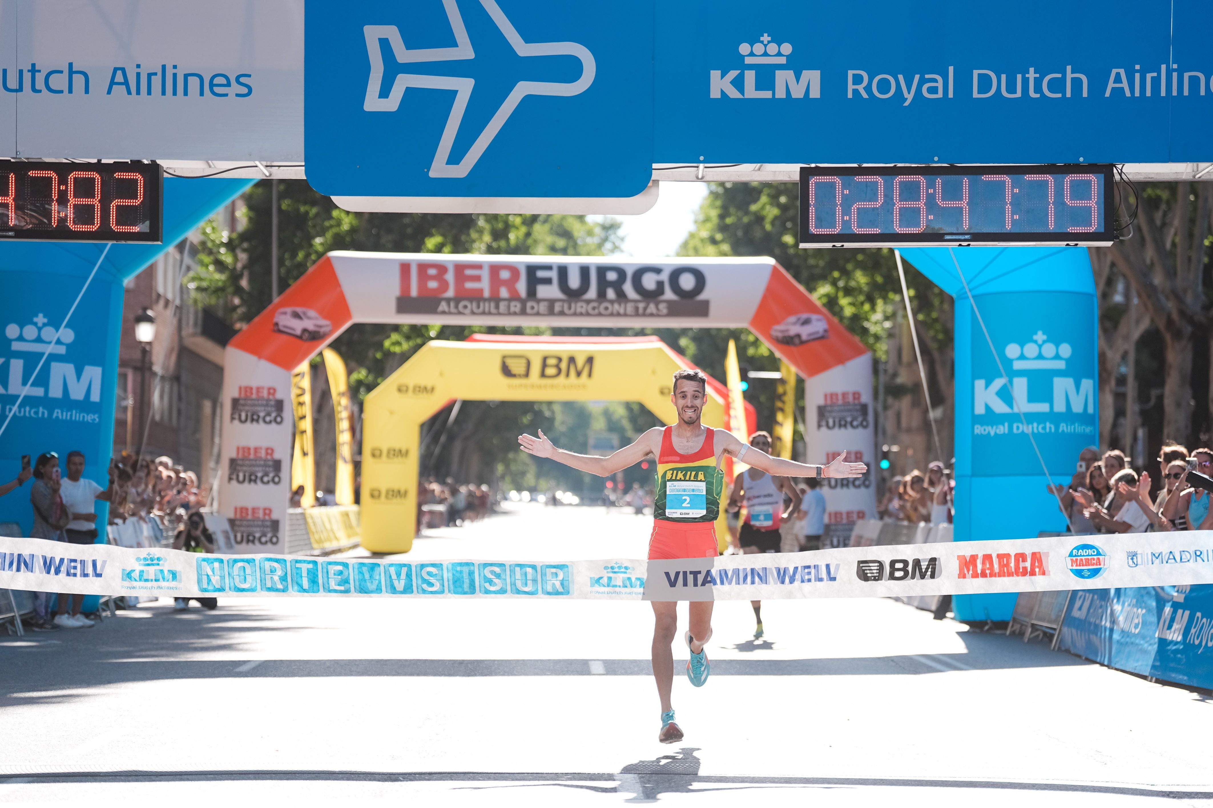 Nicolás Cuestas imponiéndose en la KLM Norte vs Sur 2024. LAST LAP