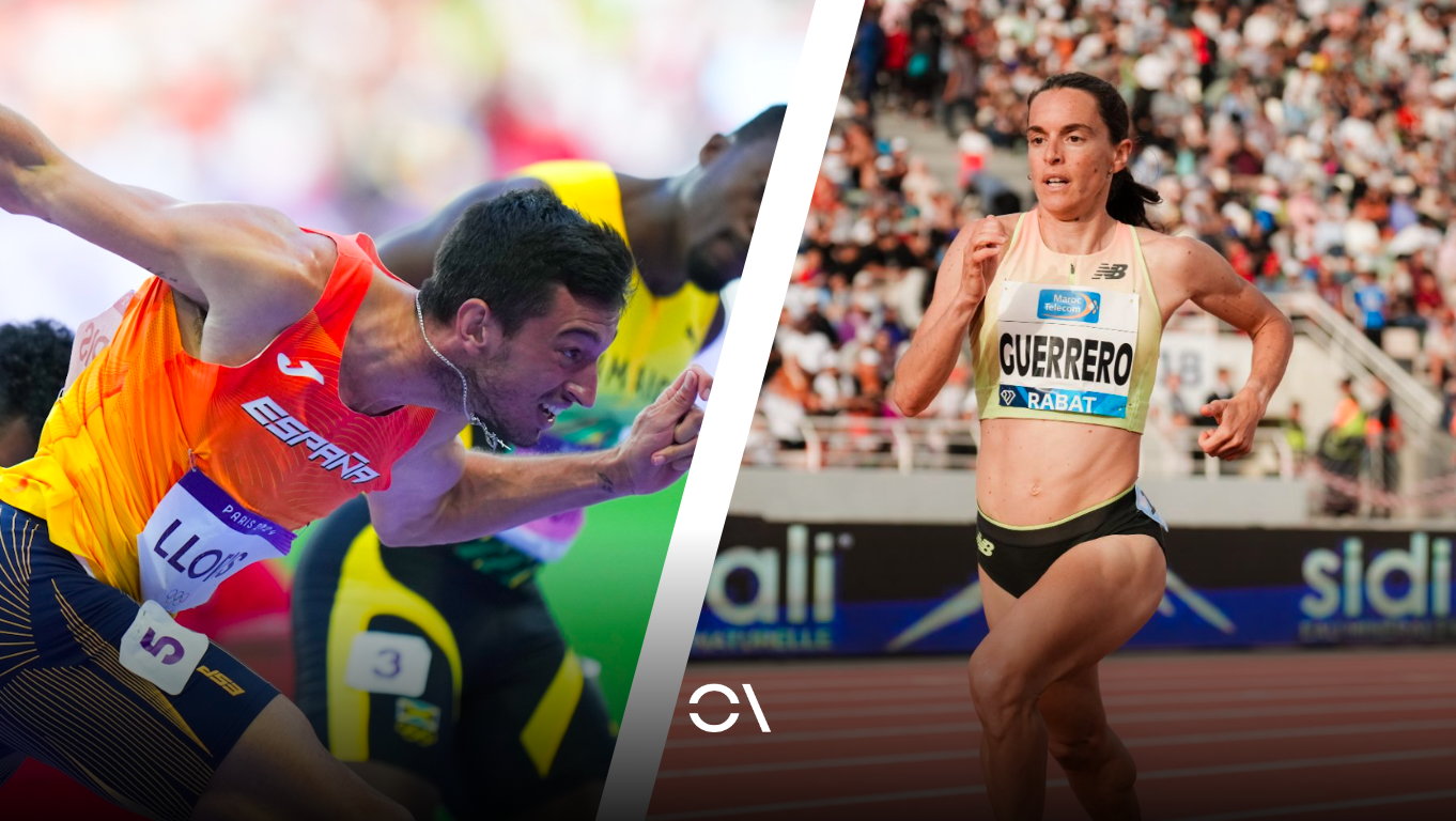 Quique Llopis y Esther Guerrero serán dos de los españoles en la Diamond League de París. SPORTMEDIA. Quique Llopis y Esther Guerrero serán dos de los españoles en la Diamond League de París. SPORTMEDIA.