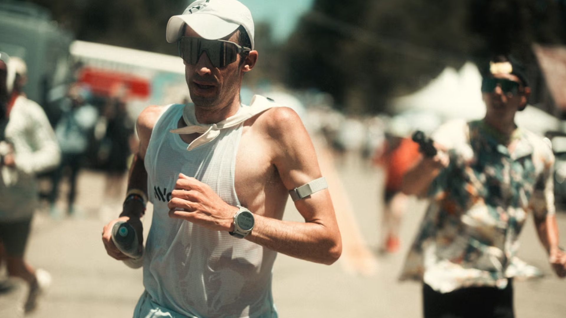 Kilian Jornet durante la Western States de 2025 en la que ha finalizado tercero. ALEXIS BERG. Kilian Jornet durante la Western States de 2025 en la que ha finalizado tercero. ALEXIS BERG.