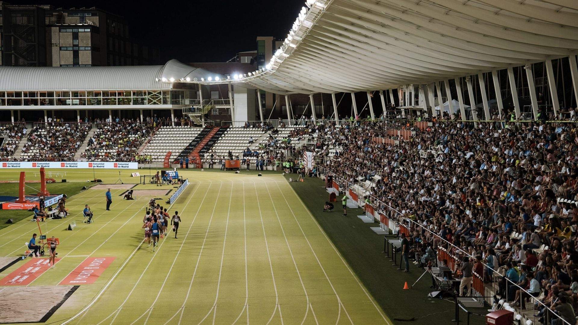 Una imagen del Meeting de Madrid que se celebra cada año en el Estadio Vallehermoso. SPORTMEDIA. Una imagen del Meeting de Madrid que se celebra cada año en el Estadio Vallehermoso. SPORTMEDIA.