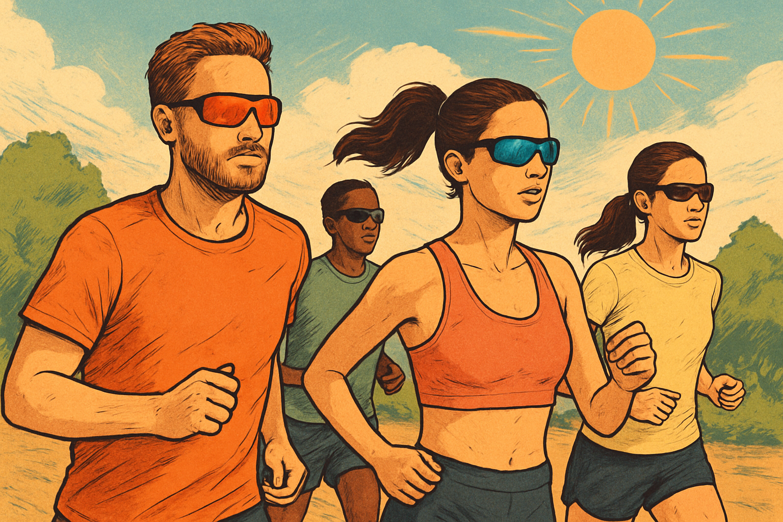 Elegir unas buenas gafas de sol para correr no es solo cuestión de estilo o de protegerse del sol: es una decisión que afecta a tu comodidad, seguridad y rendimiento. Elegir unas buenas gafas de sol para correr no es solo cuestión de estilo o de protegerse del sol: es una decisión que afecta a tu comodidad, seguridad y rendimiento.
