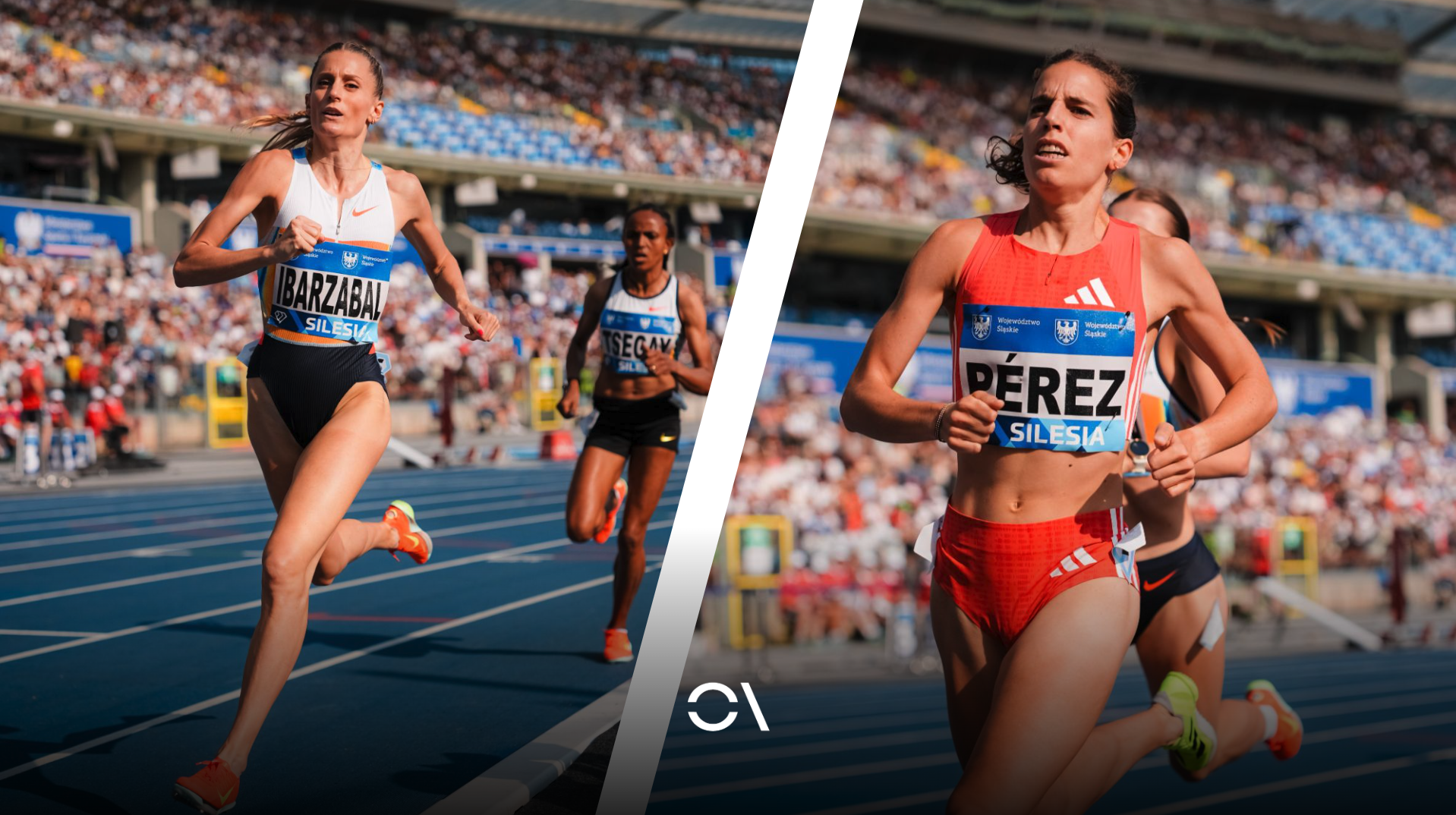 Lorea Ibarzabal y Marta Pérez, protagonistas en los 1500 de la Diamond League de Silesia. SPORTMEDIA.