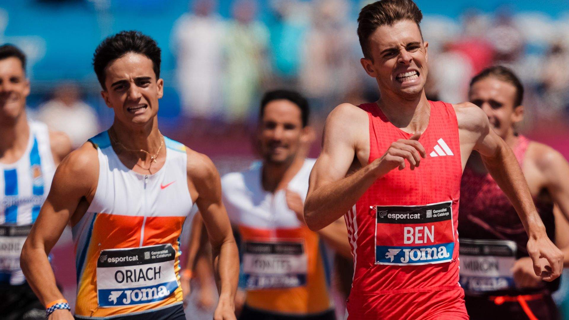 Pol Oriach y Adrián Ben durante la final del Campeonato de España de Tarragona. SPORTMEDIA.