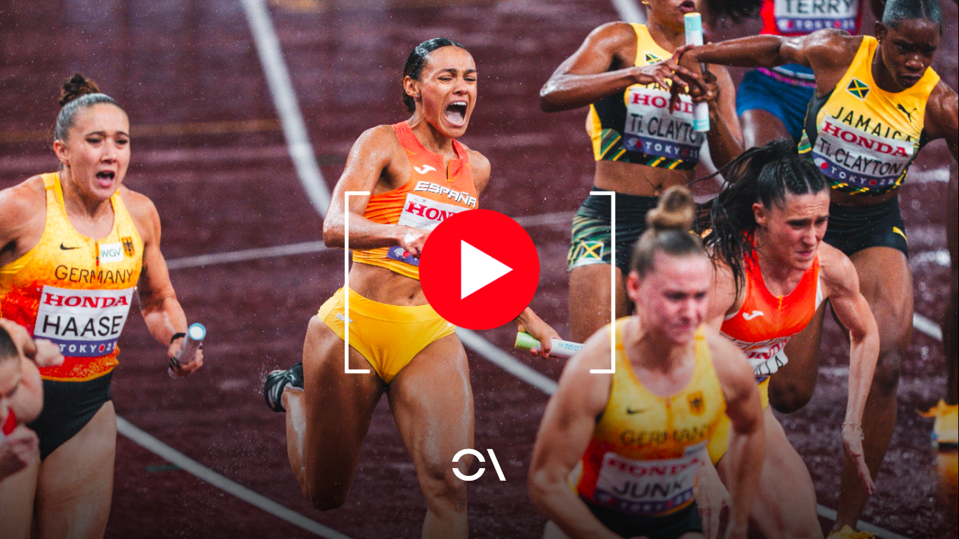 Muy buena prestación del relevo femenino español en el Mundial de Tokio. FOTORUNNERS.