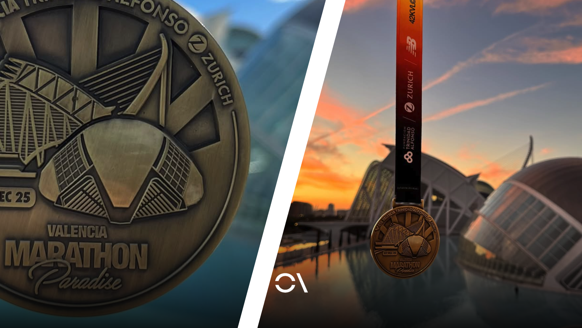 Así es la medalla del Maratón de Valencia 2025. Así es la medalla del Maratón de Valencia 2025.