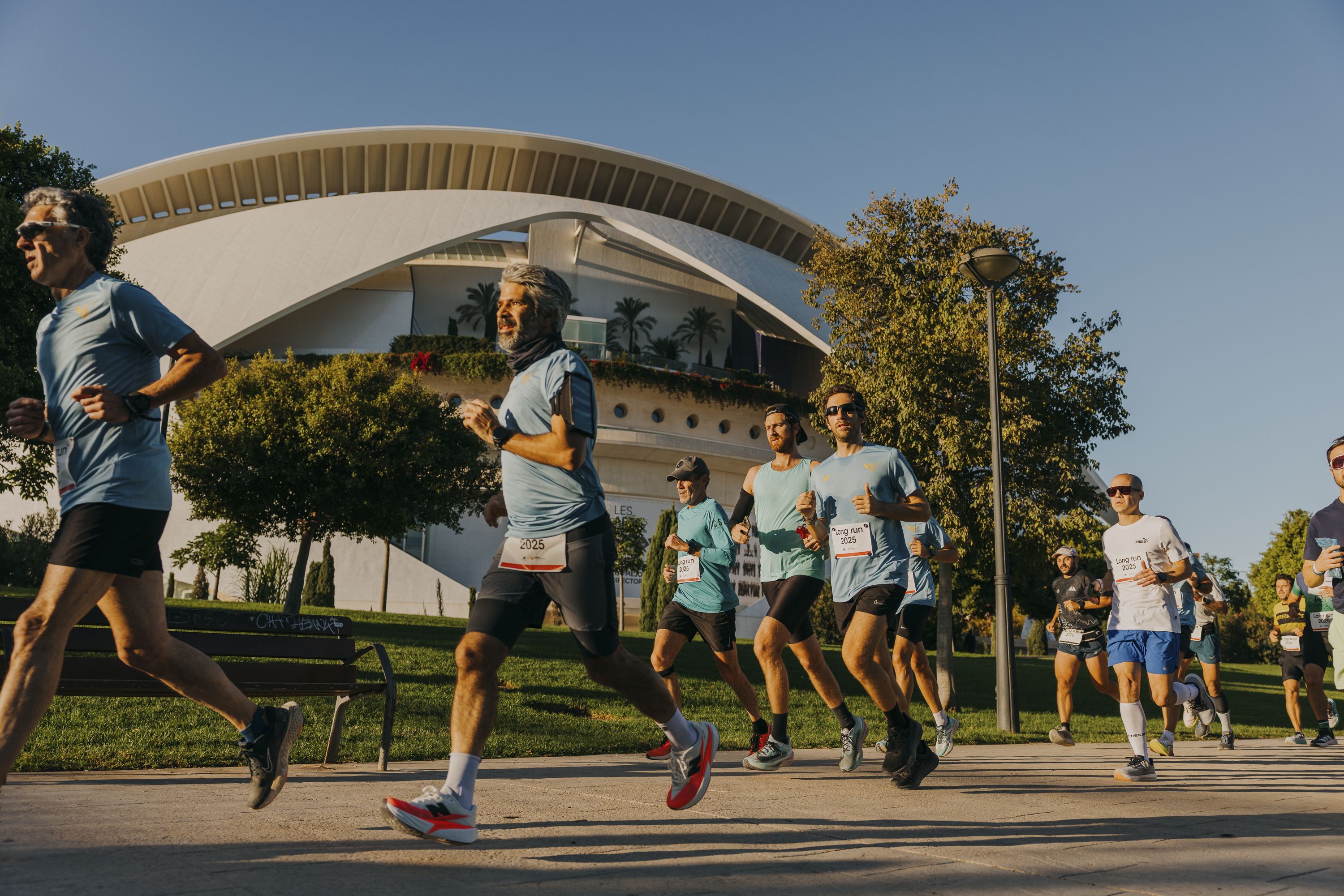El Jardín del Túria fue el escenario de New Balance Long Run. RODRIGO MÁRQUEZ