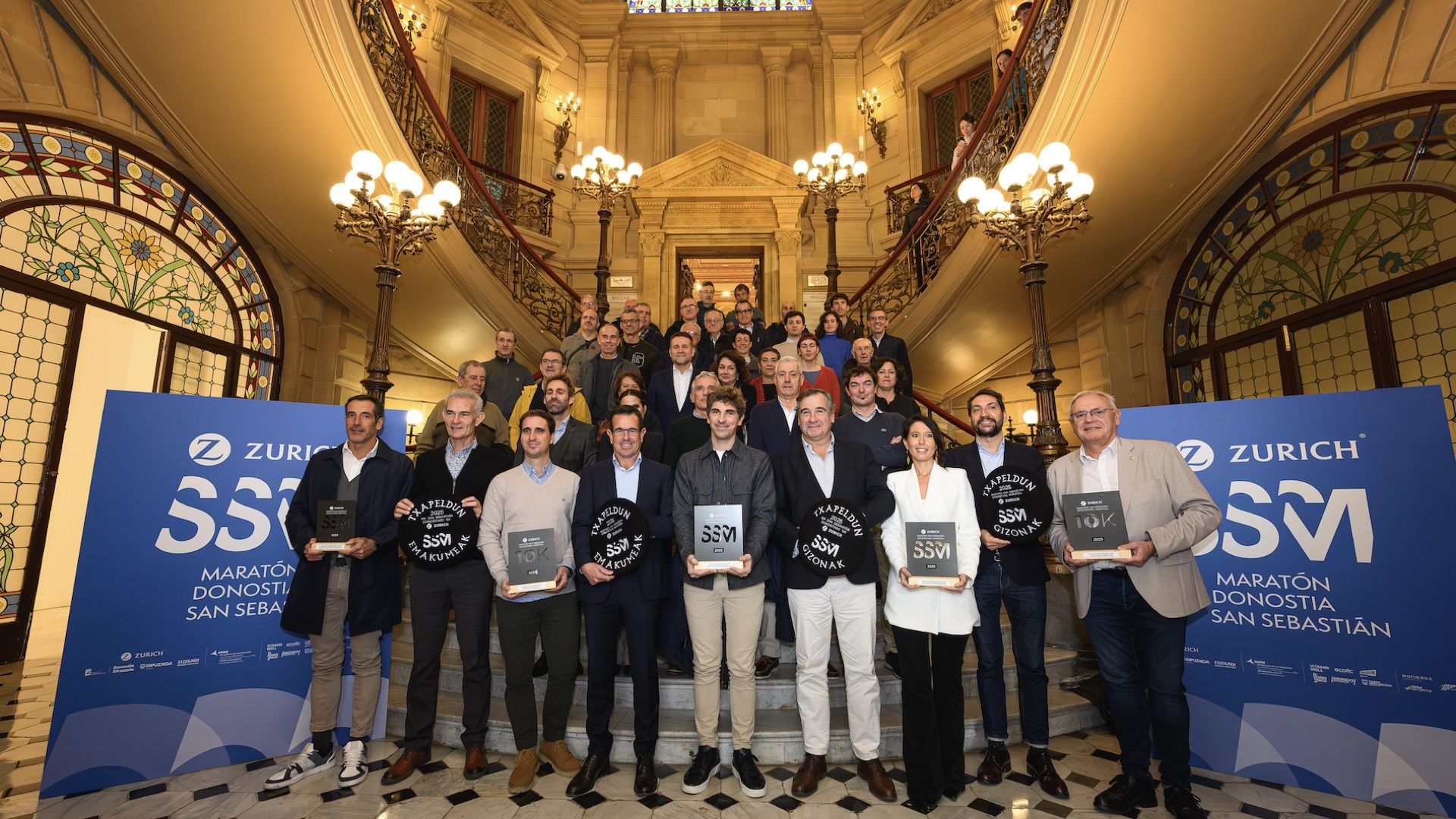 Imagen de la presentación del Zurich Maratón Internacional de Donostia San Sebastián 2026. Imagen de la presentación del Zurich Maratón Internacional de Donostia San Sebastián 2026.