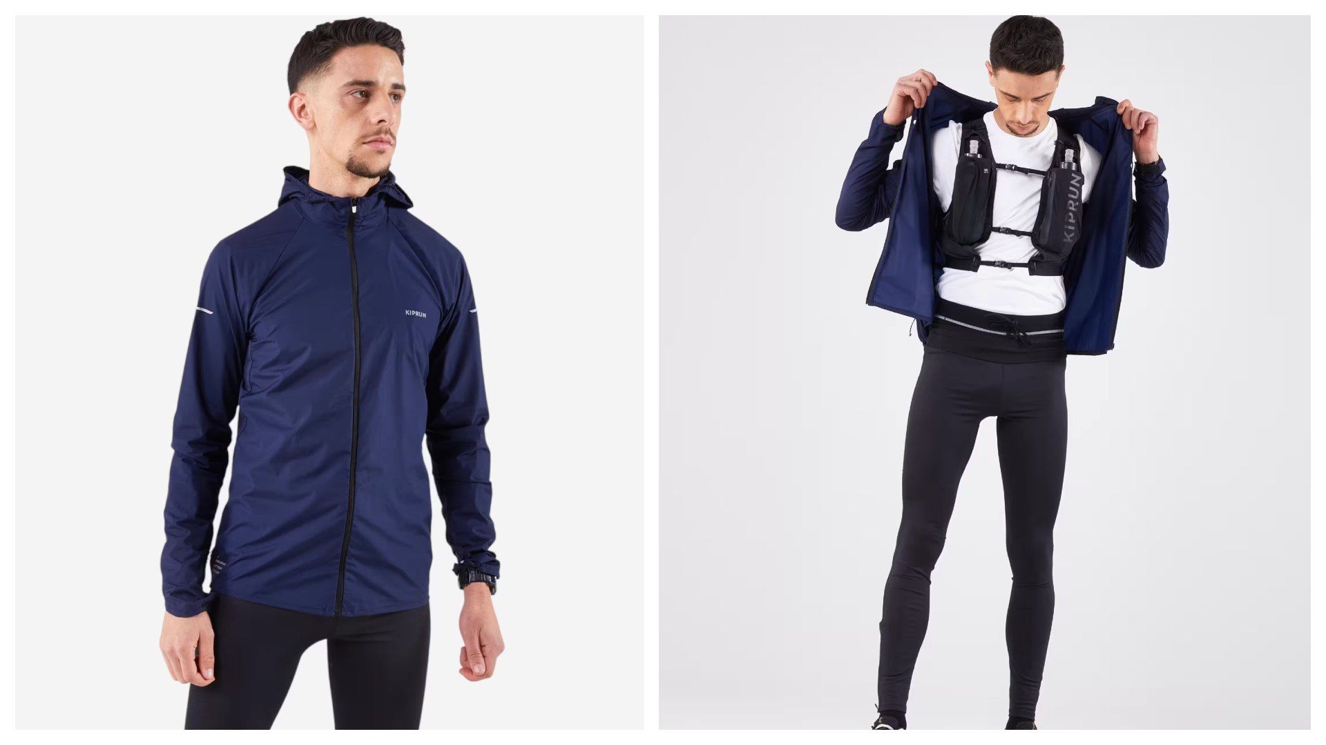 Chaqueta cortaviento running y trail running KIPRUN Run 900 Wind. Chaqueta cortaviento running y trail running KIPRUN Run 900 Wind.