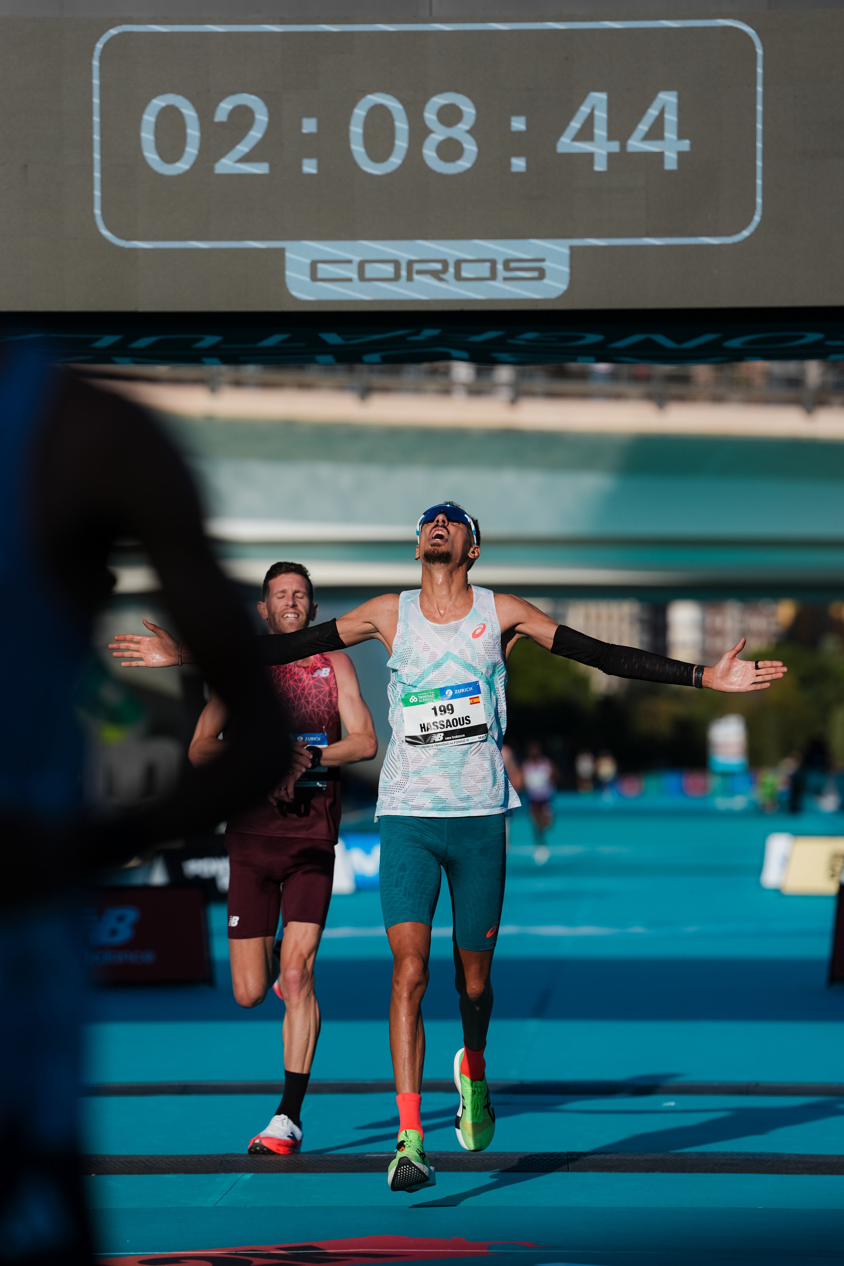Nassim Hassaous debutó a lo grande en el Maratón de Valencia. SPORTMEDIA