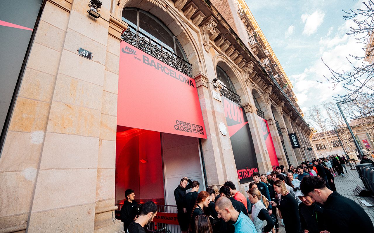 El Metrònom en Barcelona, casa de Nike en la ciudad durante la Mitja Marató. El Metrònom en Barcelona, casa de Nike en la ciudad durante la Mitja Marató.