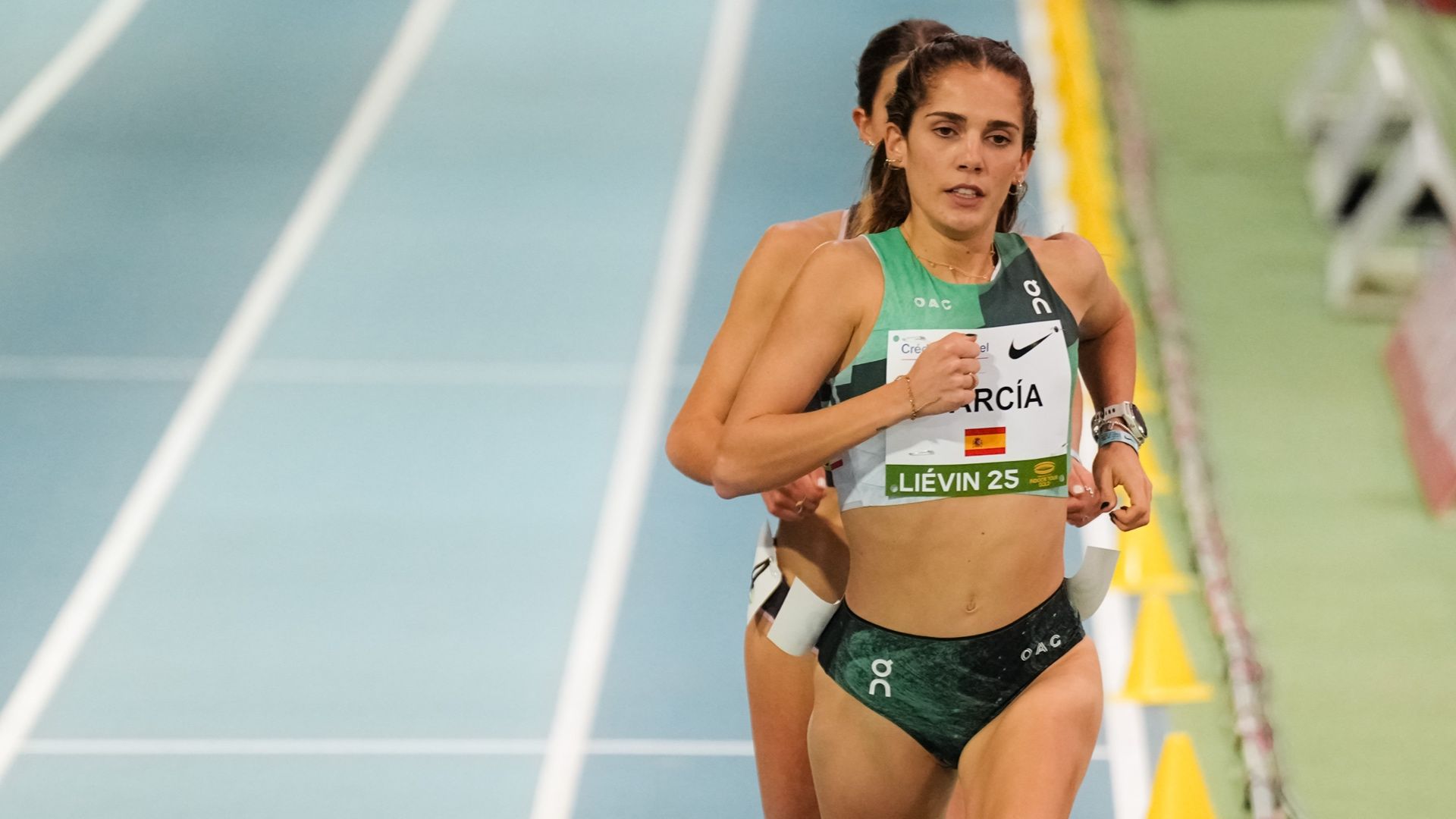Marta García ha vuelto a batir el récord de España de 3000 metros en pista cubierta. SPORTMEDIA.