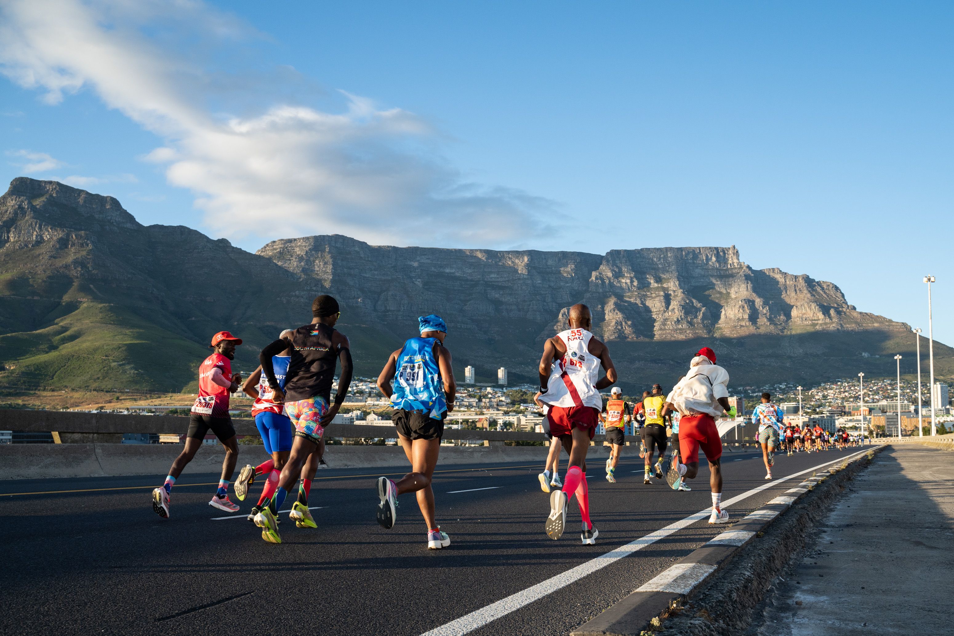 Las vistas de Table Mountain son uno de los atractivos del Cape Town Marathon.