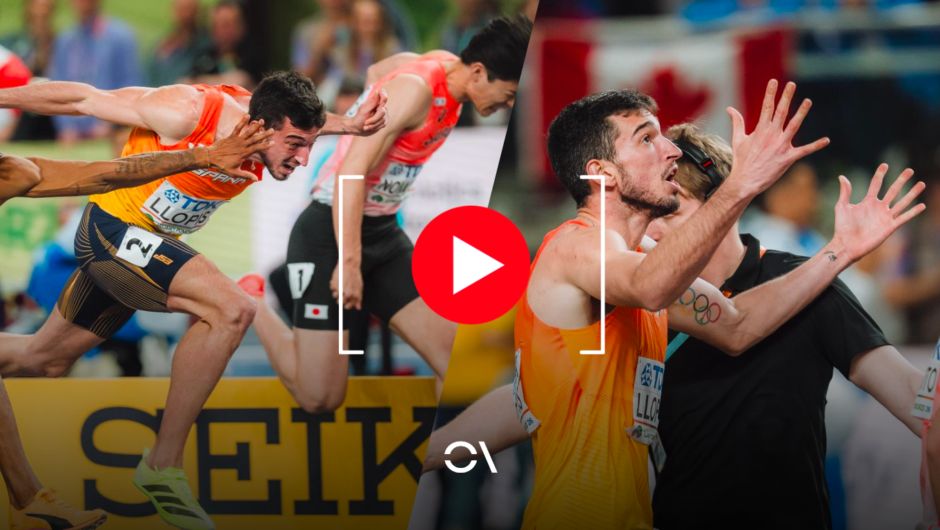 ¡Quique Llopis es subcampeón del mundo de 60 metros vallas!
