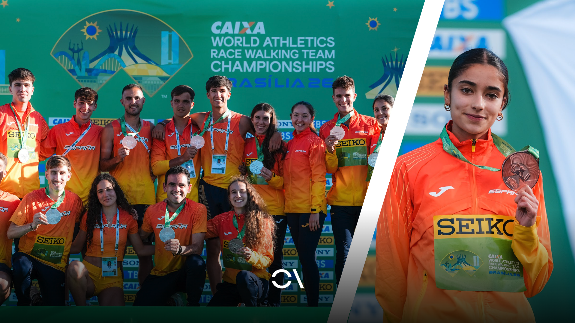 Nuevos éxitos de la marcha española en el Mundial por equipos de Brasilia. RFEA.