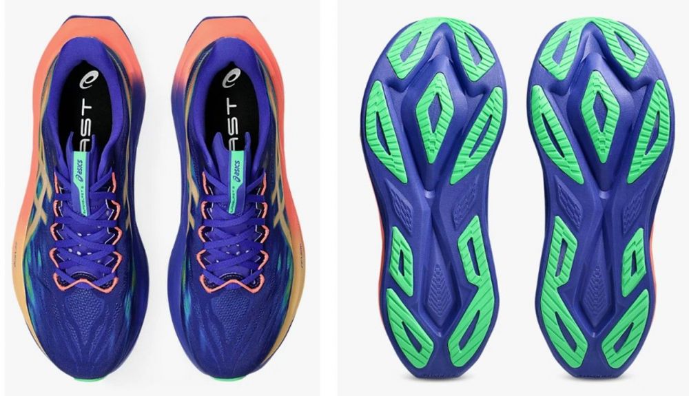 Upper y suela de las Asics Superblast 3