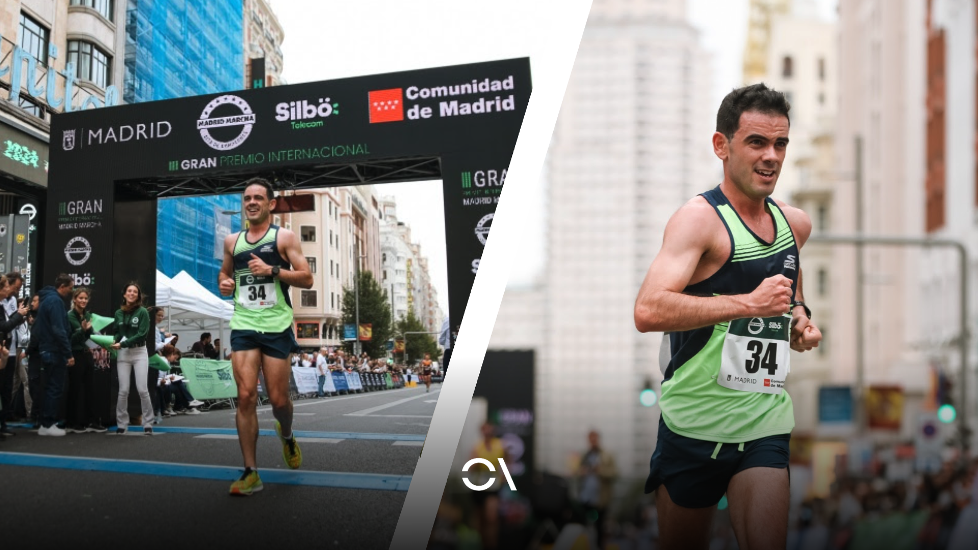 El embajador de Skechers Diego García Carrera lleva a la élite mundial de la marcha a la Gran Vía El embajador de Skechers Diego García Carrera lleva a la élite mundial de la marcha a la Gran Vía