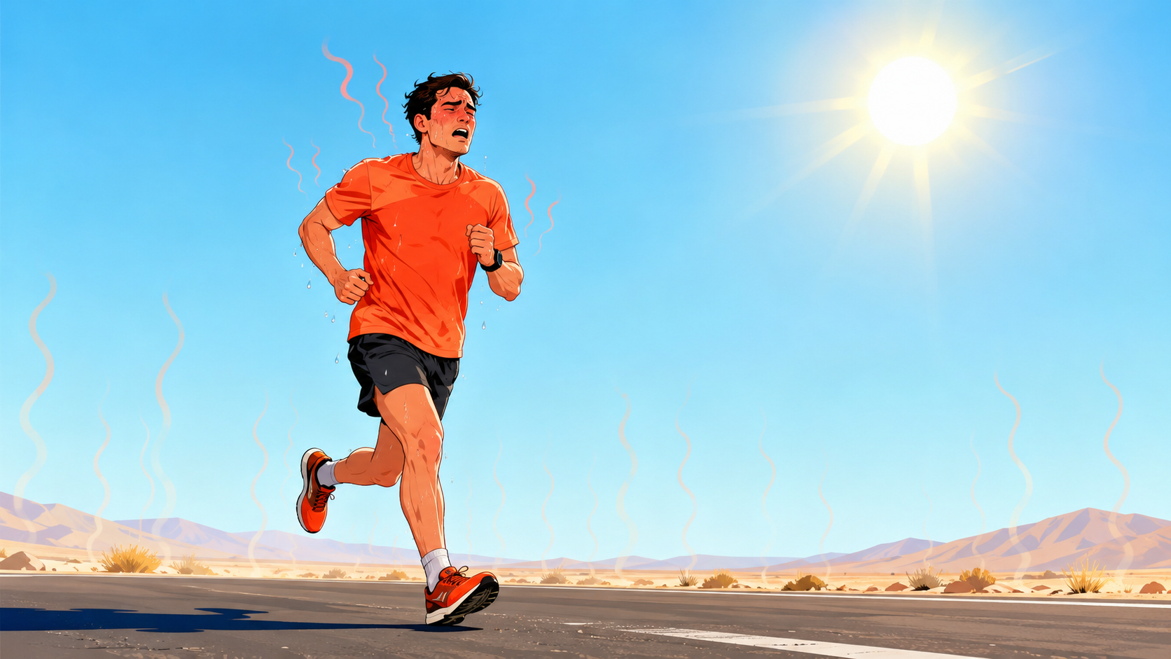 En las horas más calurosas, reducir el ritmo no significa entrenar peor. En las horas más calurosas, reducir el ritmo no significa entrenar peor.