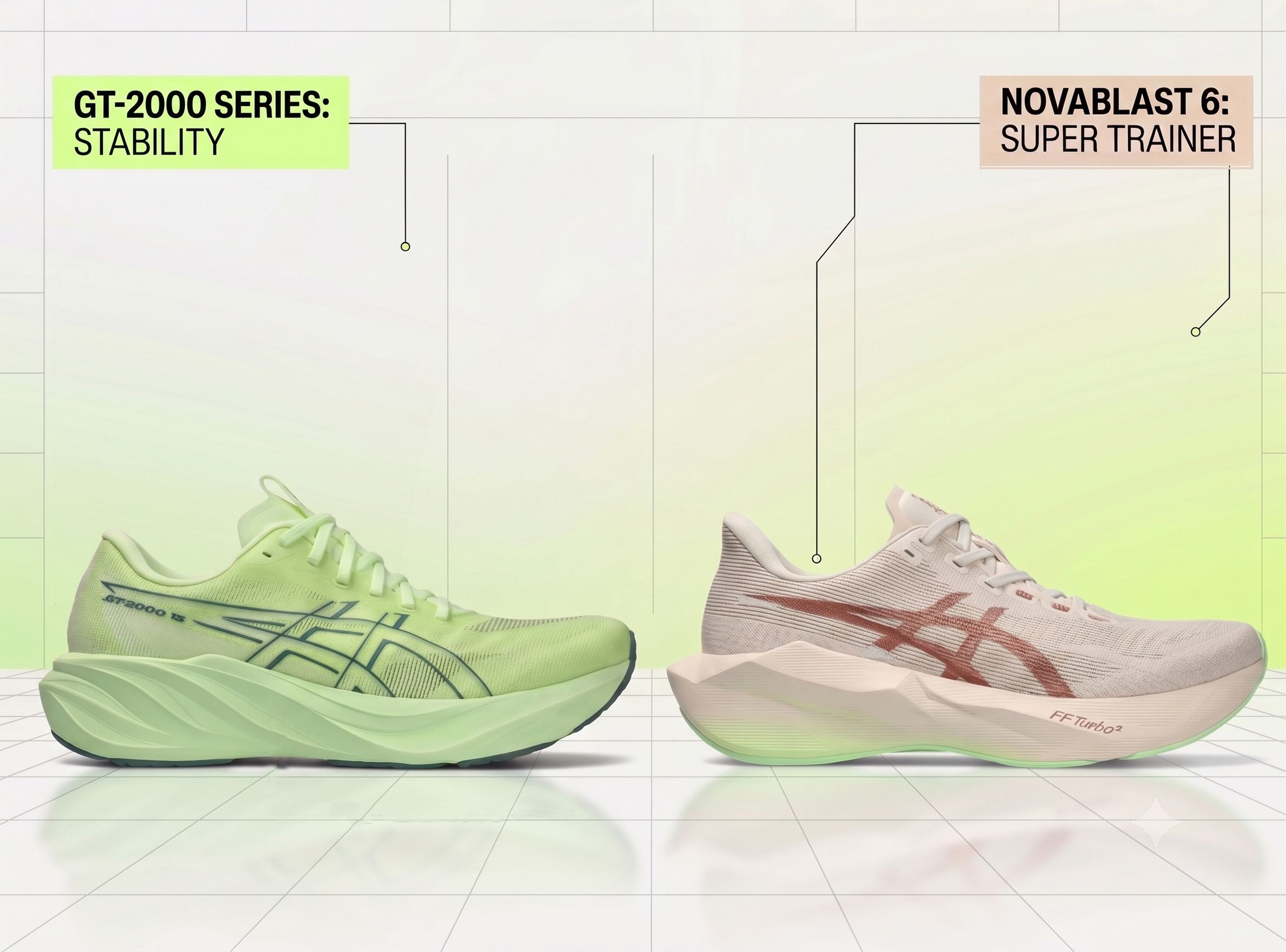 Asics GT 2000 vs Novablast Asics GT 2000 vs Novablast