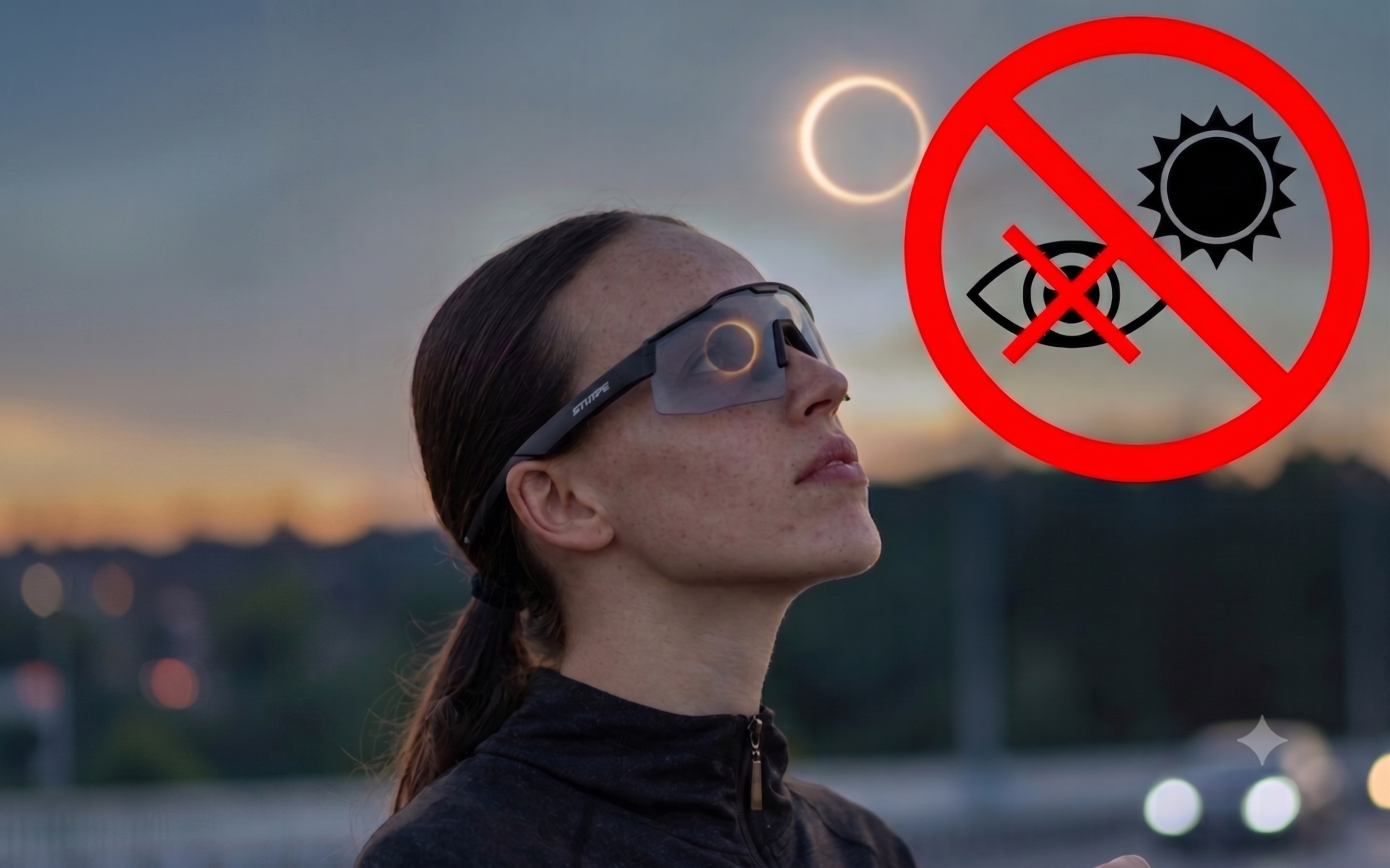 Las gafas de running están desaconsejadas Las gafas de running están desaconsejadas