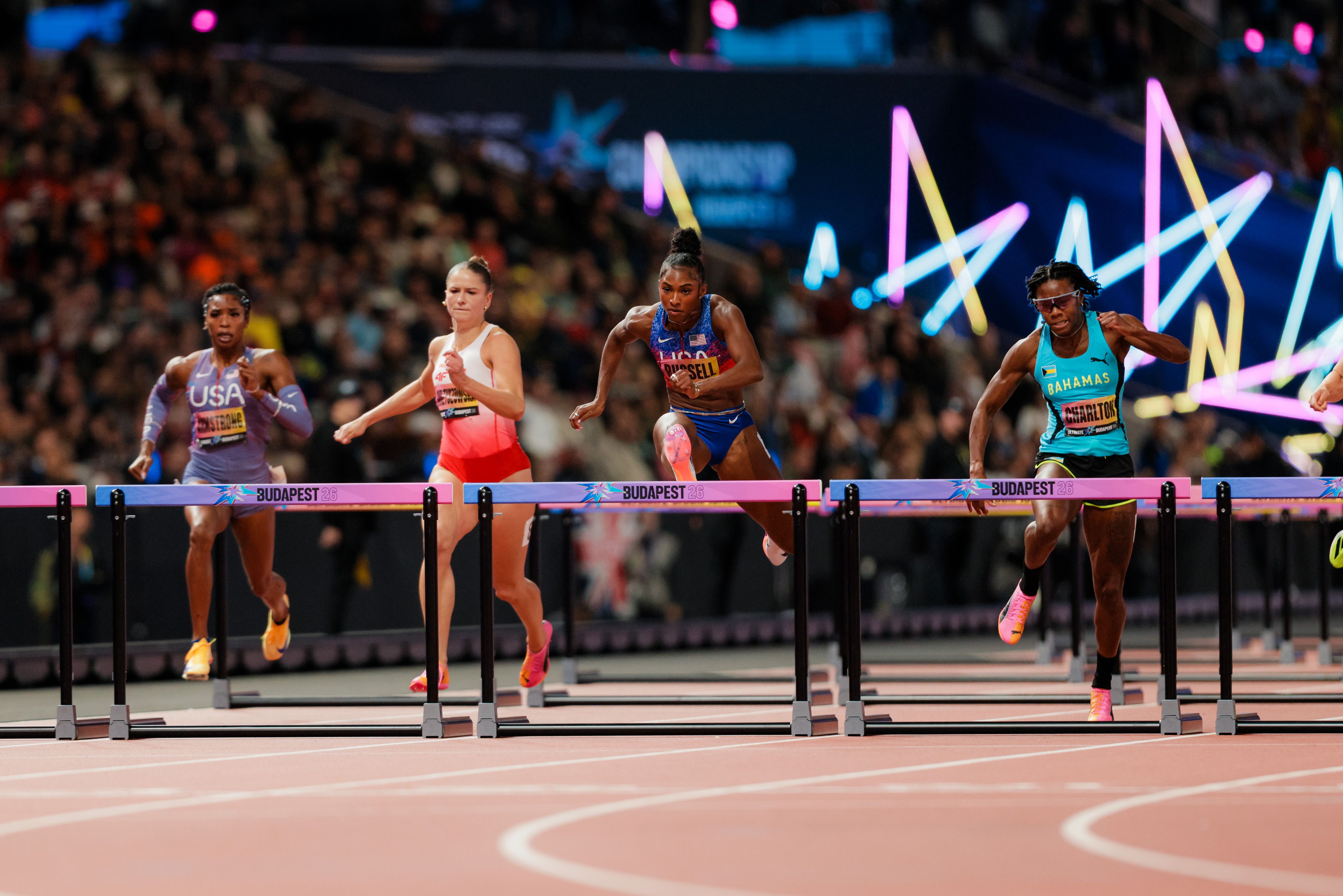 Las mejores fotos de la primera jornada del World Athletics Ultimate Championship de Budapest. 18