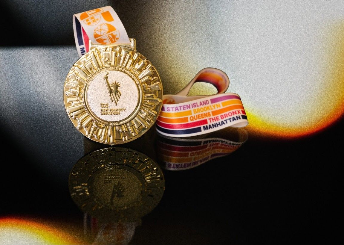 La espectacular medalla que espera a los finishers de este año en el Maratón de Nueva York 