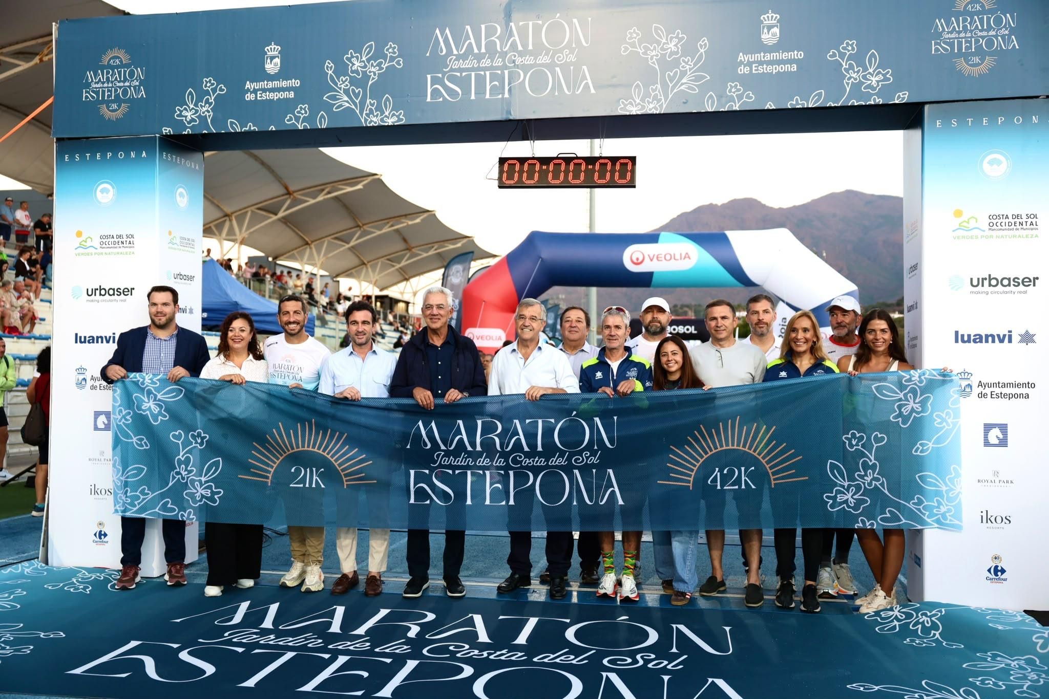 Salida del Maratón de Estepona 2026